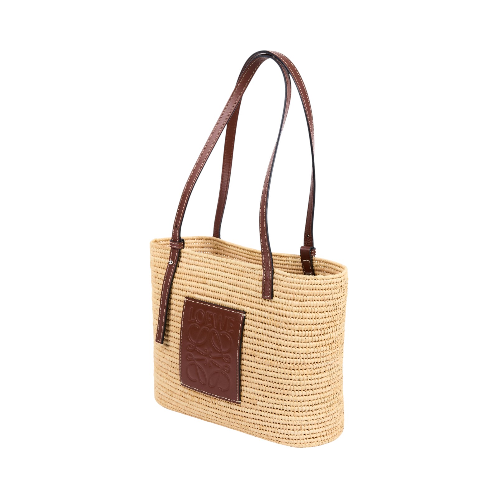 羅意威 LOEWE Square Basket 手袋 小型 A223099X02 草編SQUARE BASKET SMALL 草編包 防塵袋
