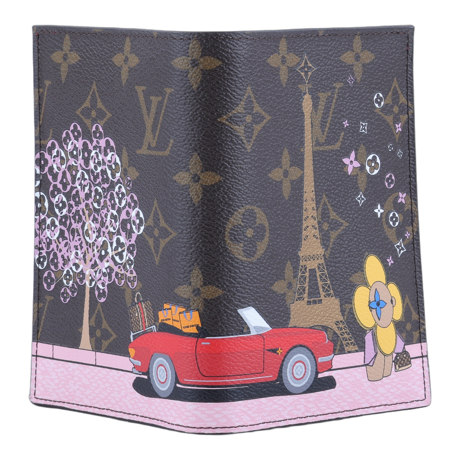 路易威登 LOUIS VUITTON Vivienne 老花 巴黎鐵塔 護照套 M68493 原花Vivienne巴黎鐵塔護照夾 原廠盒子/防塵袋