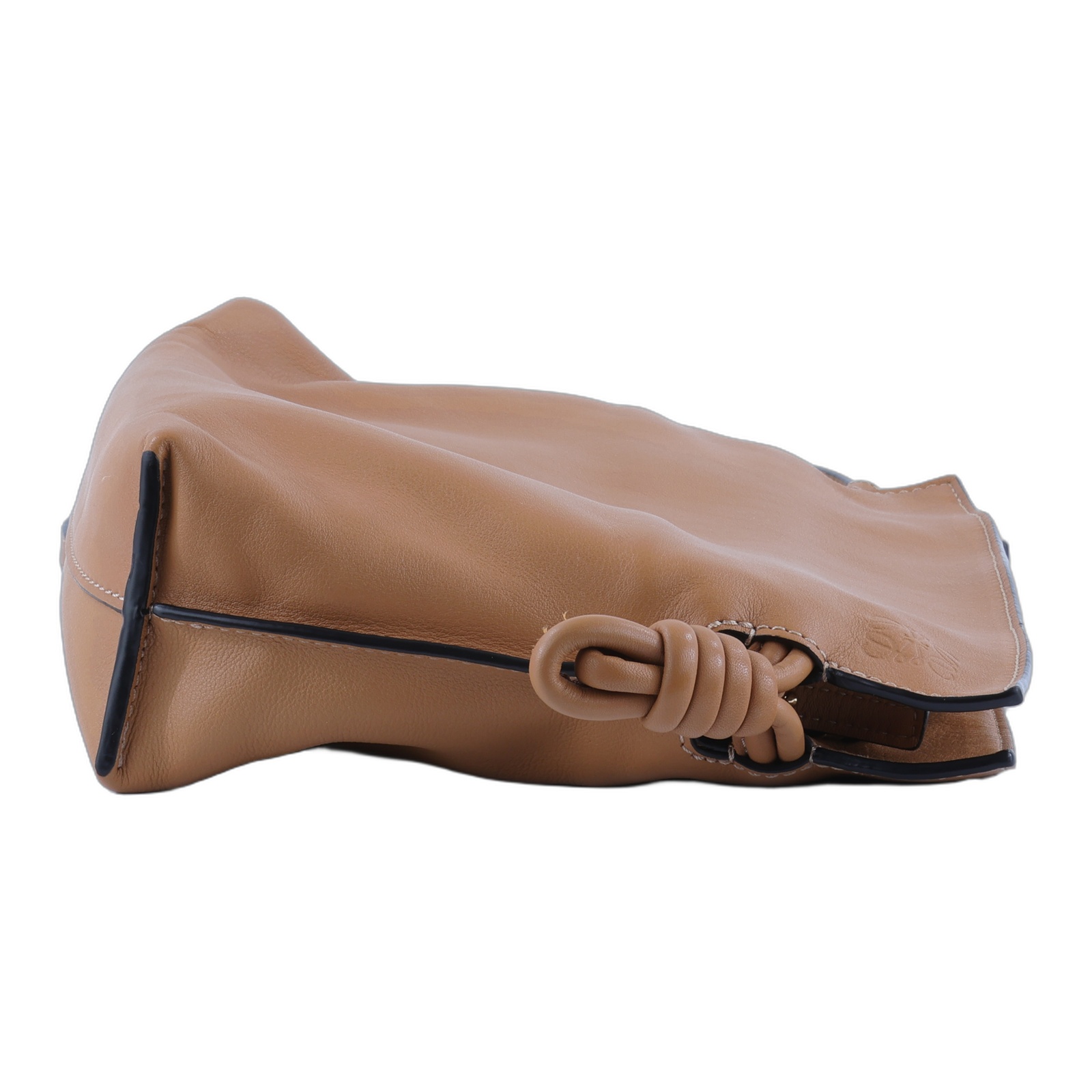 羅意威 LOEWE Mini Flamenco clutch 小牛皮 迷你 肩背包 A411FC2X05 焦糖FLAMENCO MINI 無附屬品