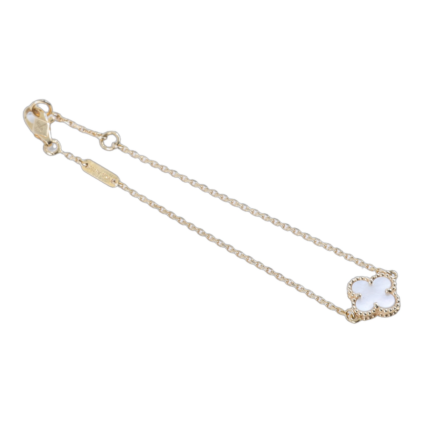 梵克雅寶 Van Cleef & Arpels Sweet Alhambra 手鍊 VCARF68800_改短1cm  防塵袋/保證卡