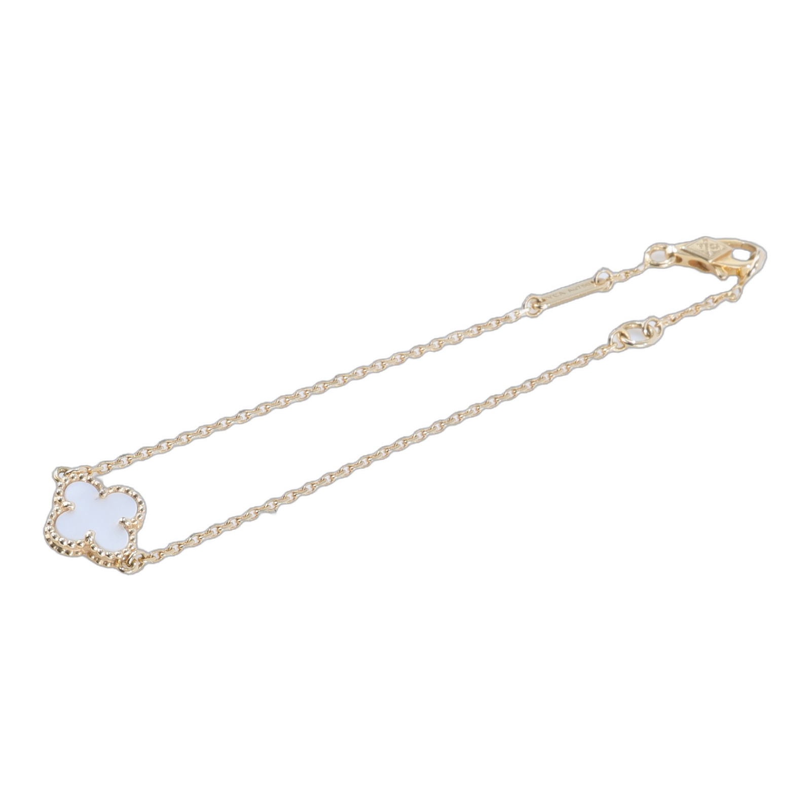 梵克雅寶 Van Cleef & Arpels Sweet Alhambra 手鍊 VCARF68800_改短1cm  防塵袋/保證卡