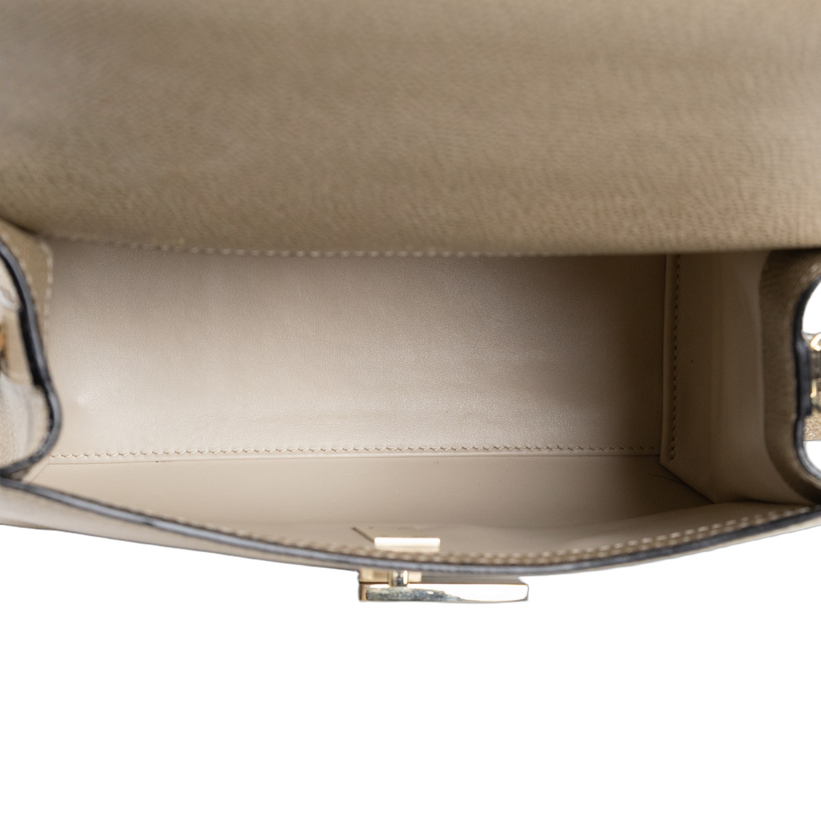 萬萊斯特 VALEXTRA Iside Top handle mini 手提包 WBES0036028LOC99 灰棕ISIDE MINI 背帶/防塵袋