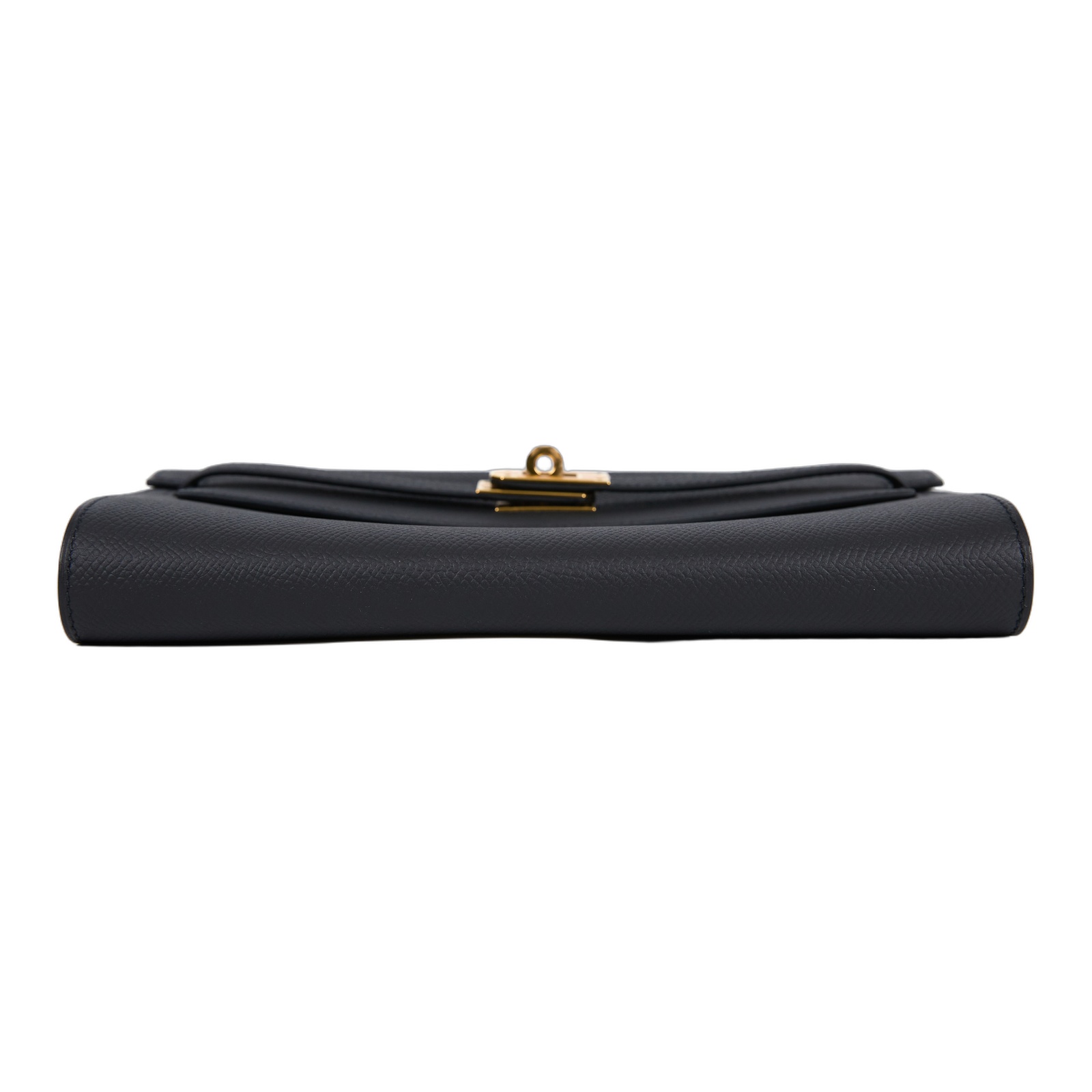 愛馬仕 Hermes Kelly to go 長夾肩背包 KLG U SN 003 ZY U刻 黑金KELLY TO GO 原廠盒子