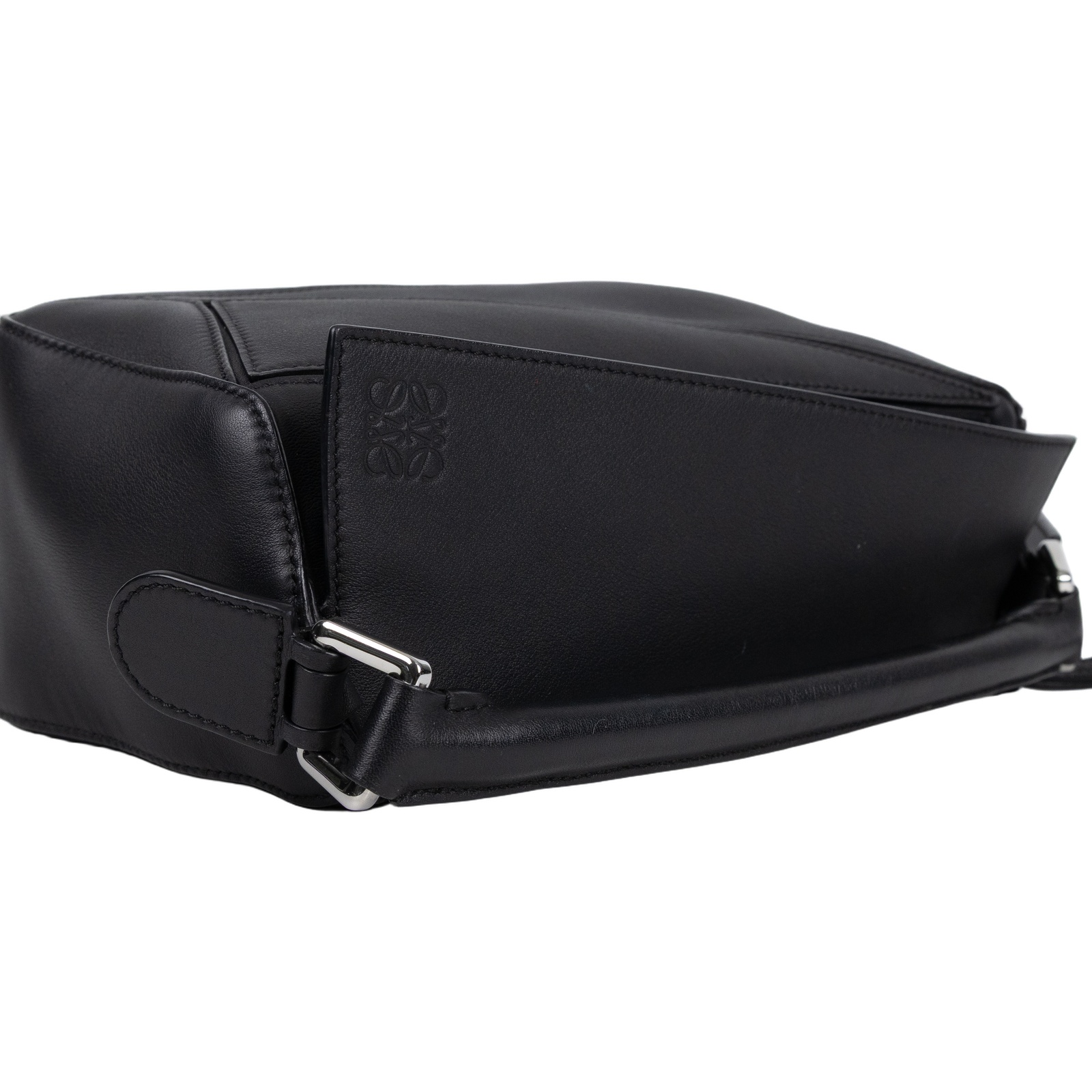 羅意威 LOEWE Small Puzzle bag 肩背 斜背包  黑PUZZLE SMALL 背帶