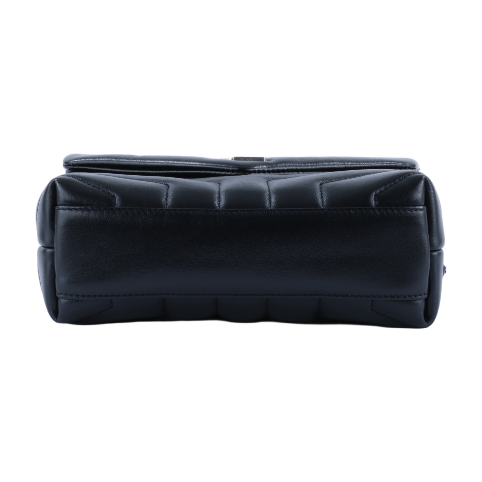 聖羅蘭 YSL SAINT LAURENT Loulou 絎縫 皮革 TOY 手袋 金色五金 467072DV707 黑金LOULOU TOY 防塵袋