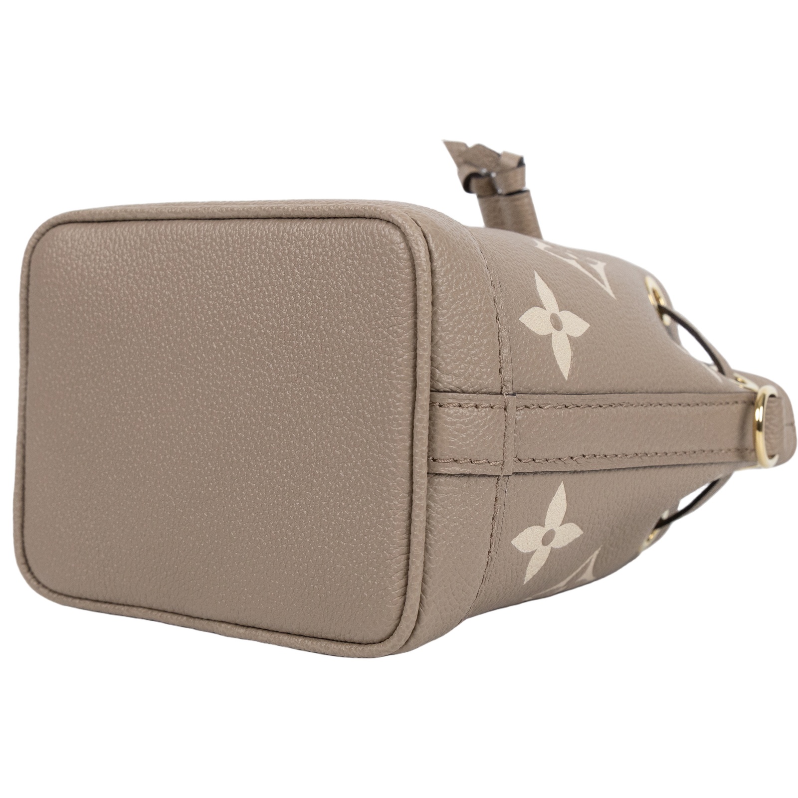 路易威登 LOUIS VUITTON Nano Noé 束口水桶包 Tourterelle 灰色 Cream色 M46291 晶片款  原廠盒子/背帶2