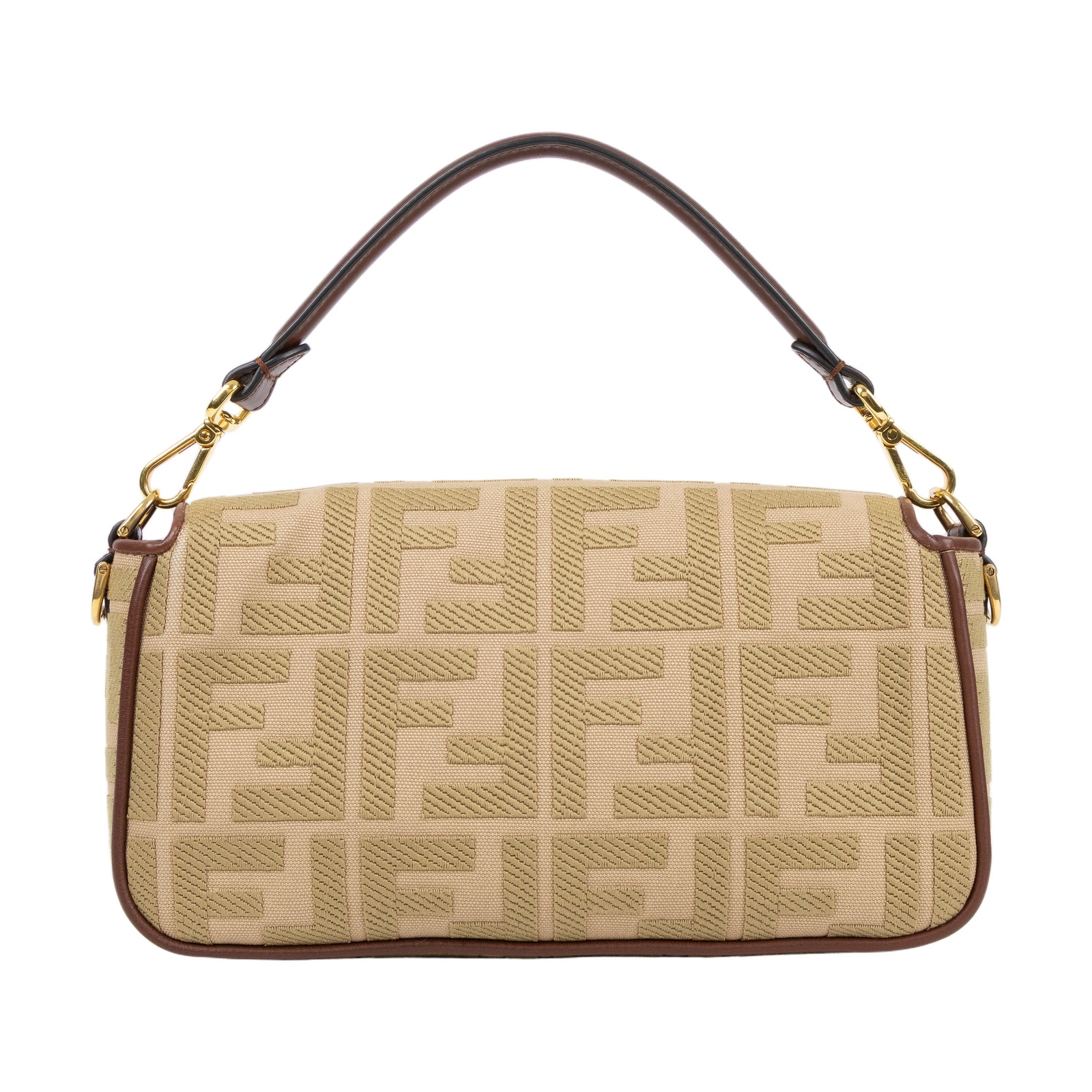 芬迪 FENDI Baguette 手提包 肩背包 斜背包 法棍包 8BR600AC90 卡其帆布BAGUETTE 防塵袋/背帶2