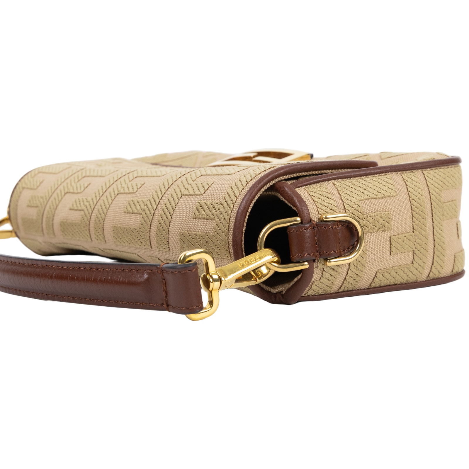 芬迪 FENDI Baguette 手提包 肩背包 斜背包 法棍包 8BR600AC90 卡其帆布BAGUETTE 防塵袋/背帶2