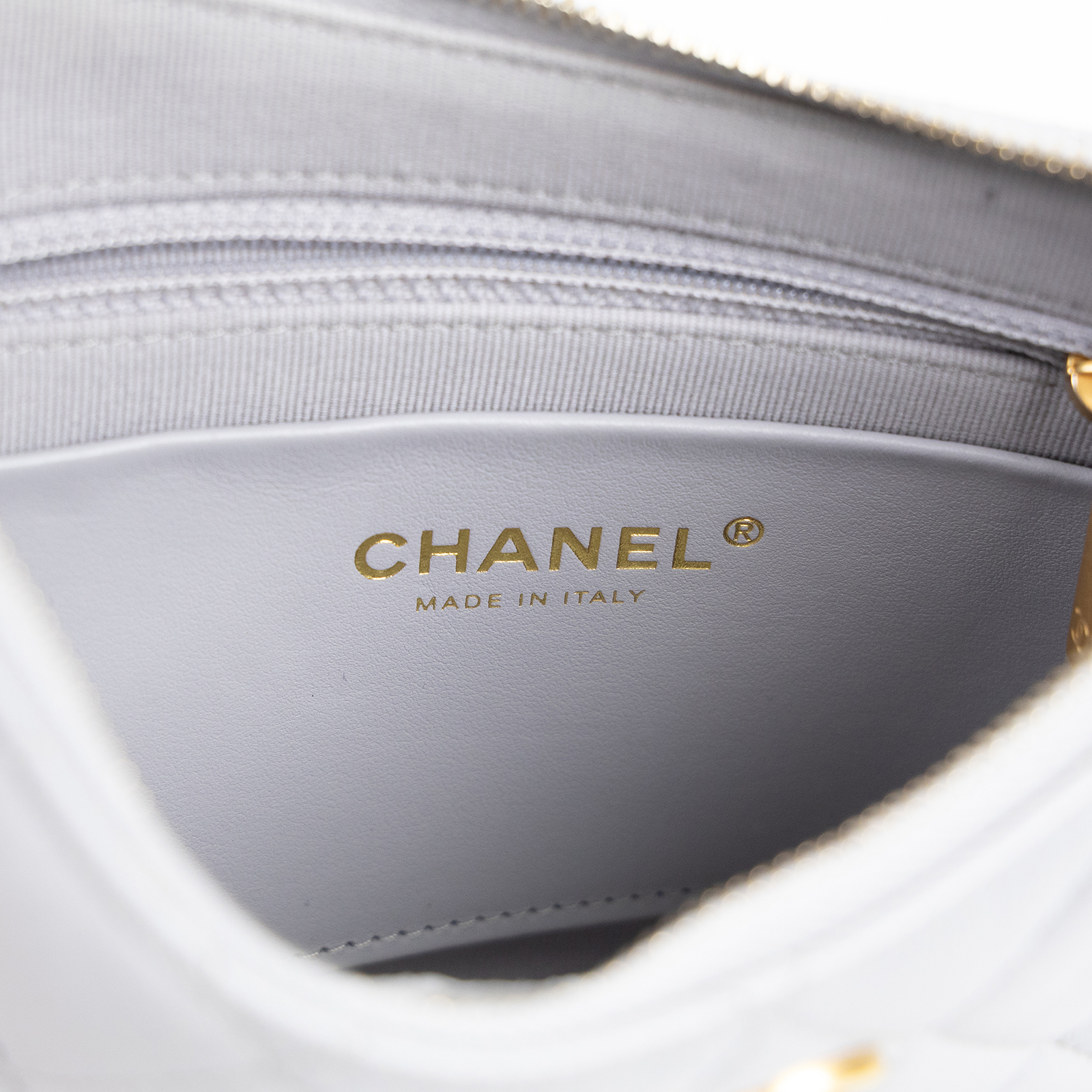 香奈兒 CHANEL cc logo 菱格紋 Hobo 嬉皮鏈條包 AP3486 晶片款 灰HOBO腋下包 原廠盒子/防塵袋
