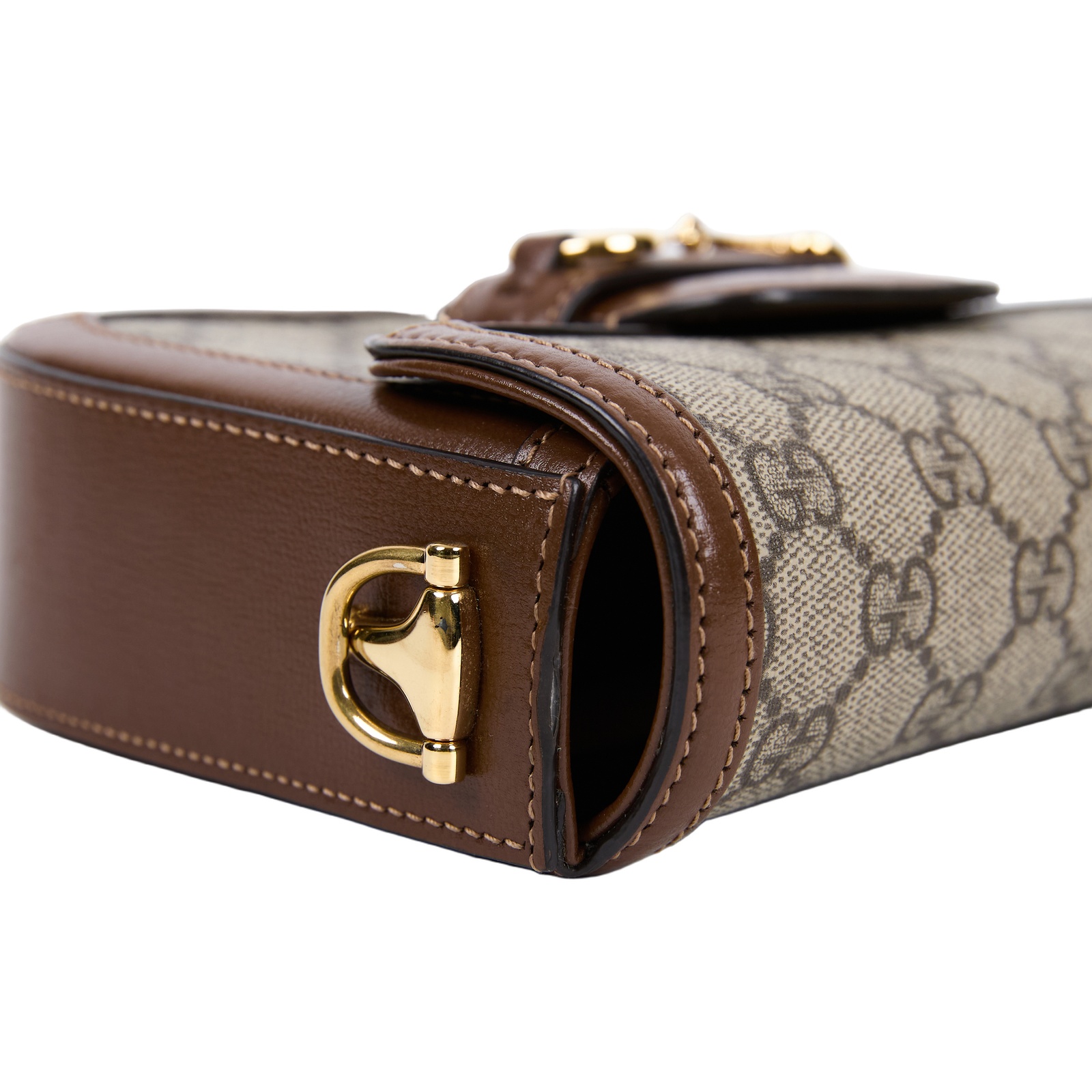 古馳 GUCCI Horsebit 1955 迷你 馬鞍包 658574 HUHHG 棕1955 MINI 防塵袋/背帶2