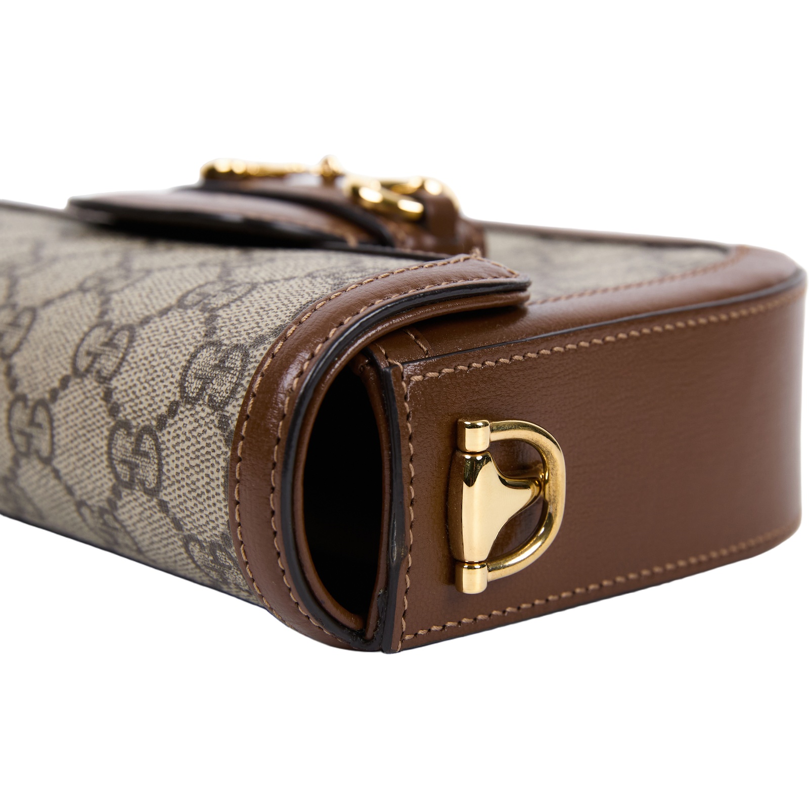古馳 GUCCI Horsebit 1955 迷你 馬鞍包 658574 HUHHG 棕1955 MINI 防塵袋/背帶2