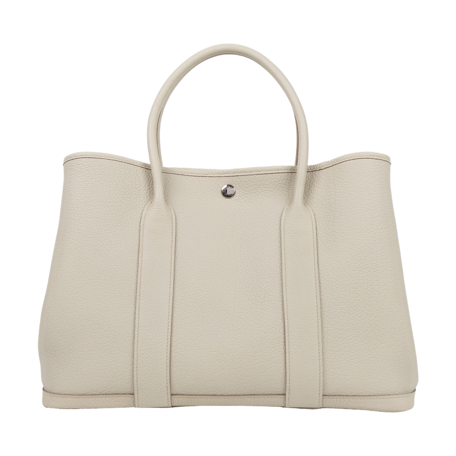 愛馬仕 Hermes Garden Party 花園派對包 36 銀色五金 冰川灰色 H051559CK8L /Z GS 001 HI  原廠盒子/防塵袋/國外購買證明