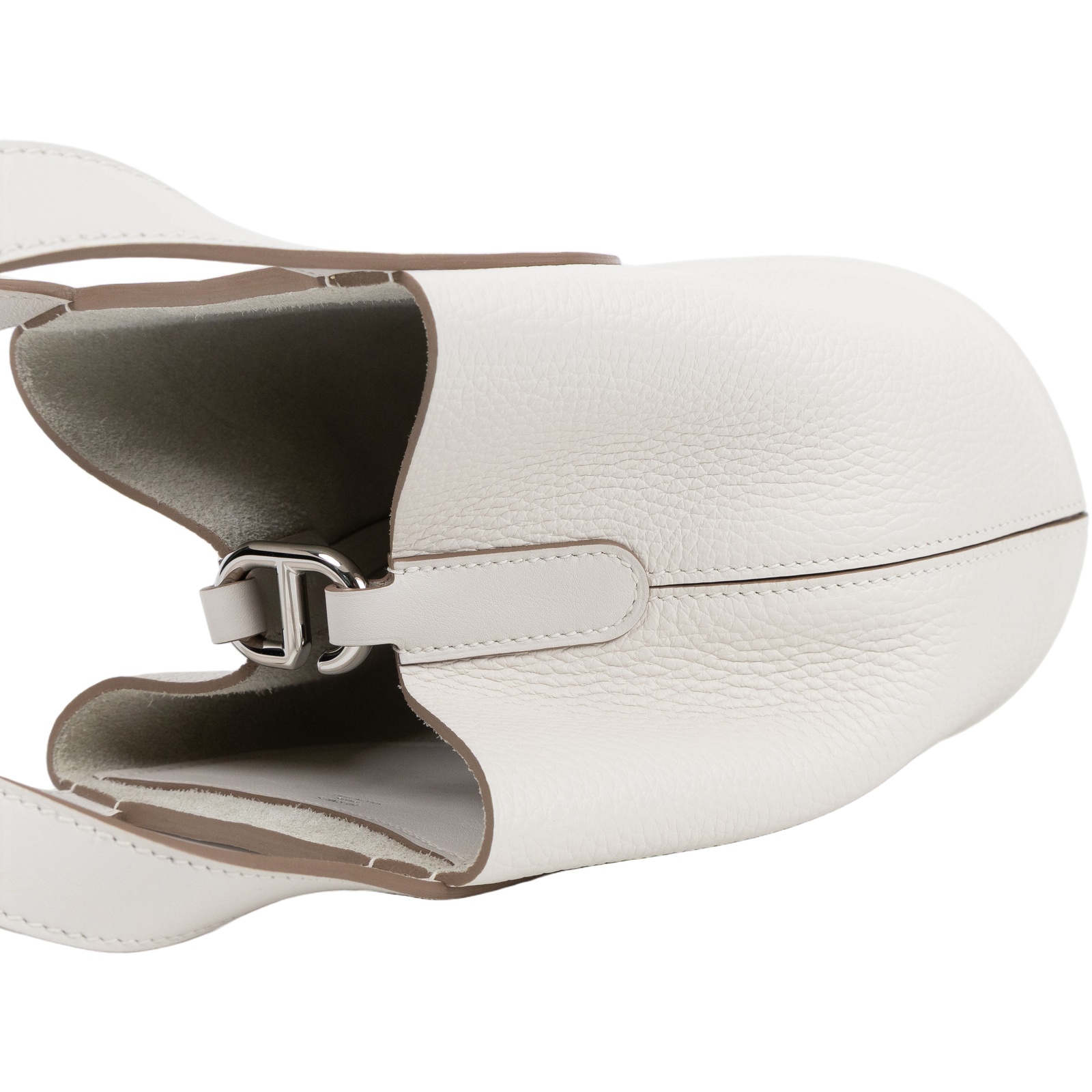 愛馬仕 Hermes In The Loop 18  豬鼻 菜籃子包 銀色五金 珍珠灰色 H084274CKBF /W PU 003 NI  原廠盒子/防塵袋/取貨單據