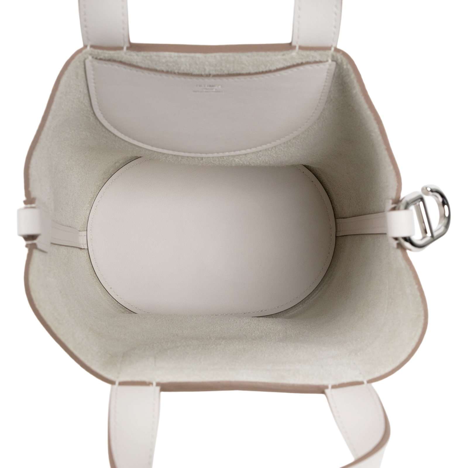 愛馬仕 Hermes In The Loop 18  豬鼻 菜籃子包 銀色五金 珍珠灰色 H084274CKBF /W PU 003 NI  原廠盒子/防塵袋/取貨單據