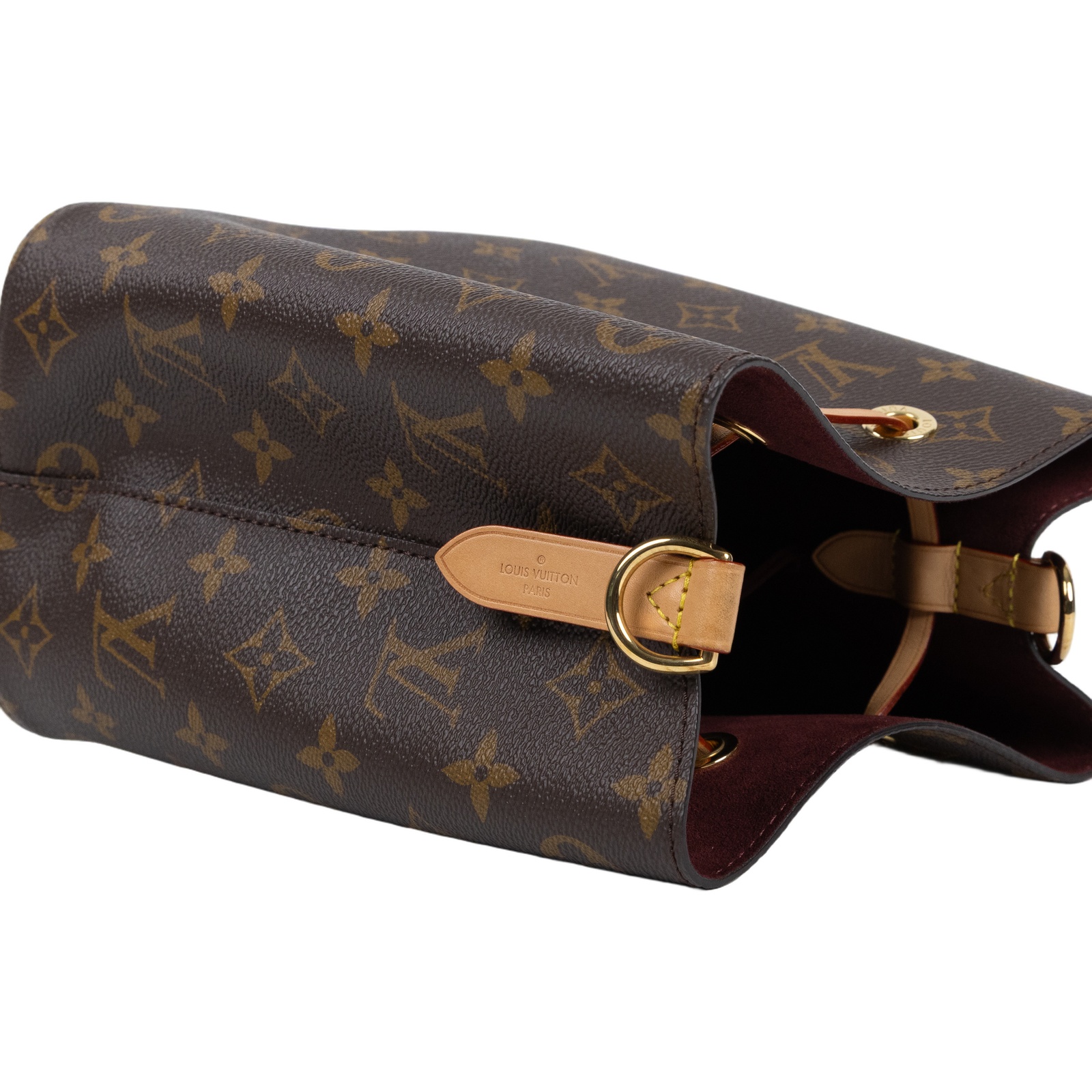 路易威登 LOUIS VUITTON Néonoé BB 經典帆布 束口水桶包 M46581 晶片款  原廠盒子/防塵袋/購買證明影本/背帶2