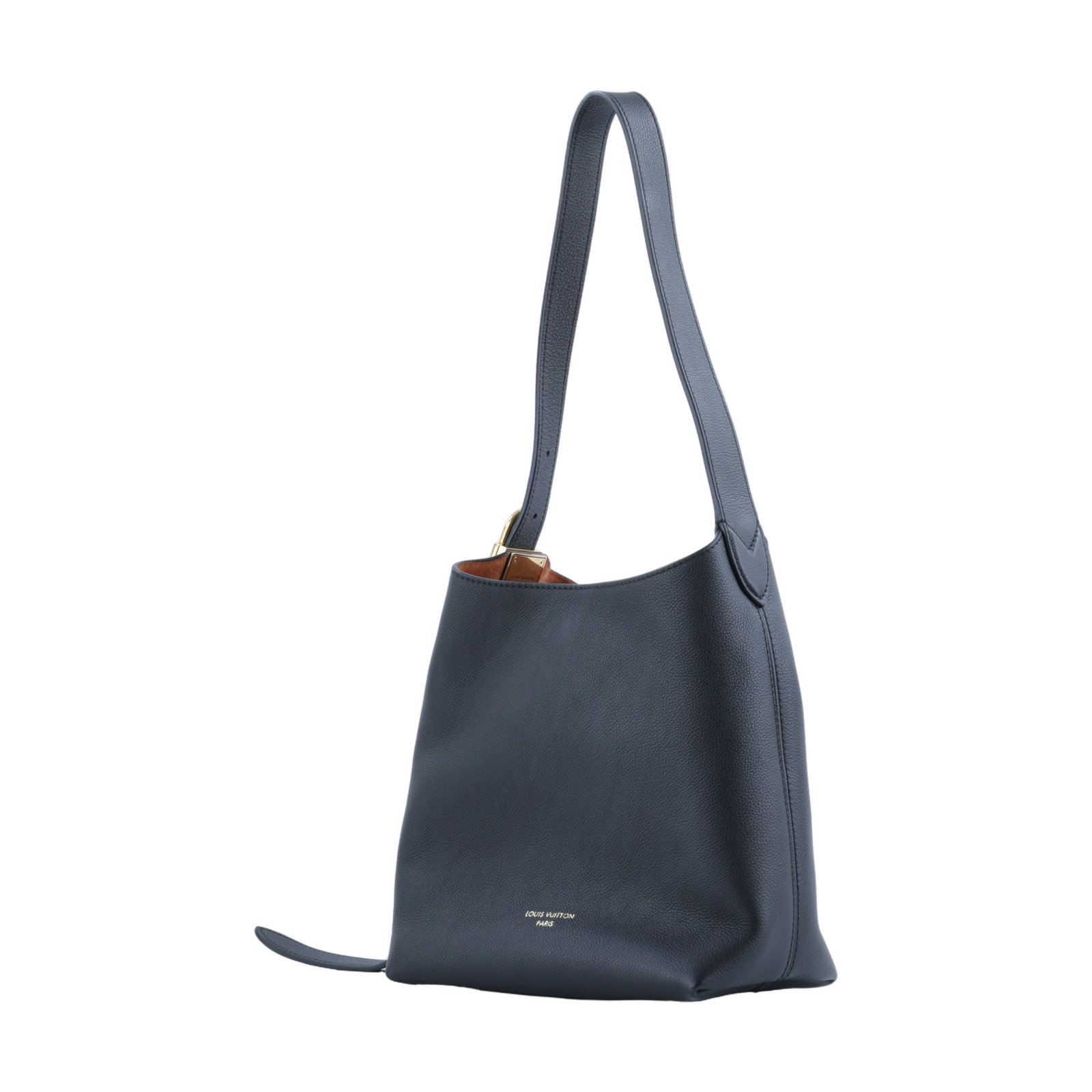 路易威登 LOUIS VUITTON Low Key Hobo PM 手提包 黑色 M25352 晶片款  內袋/原廠盒子/防塵袋
