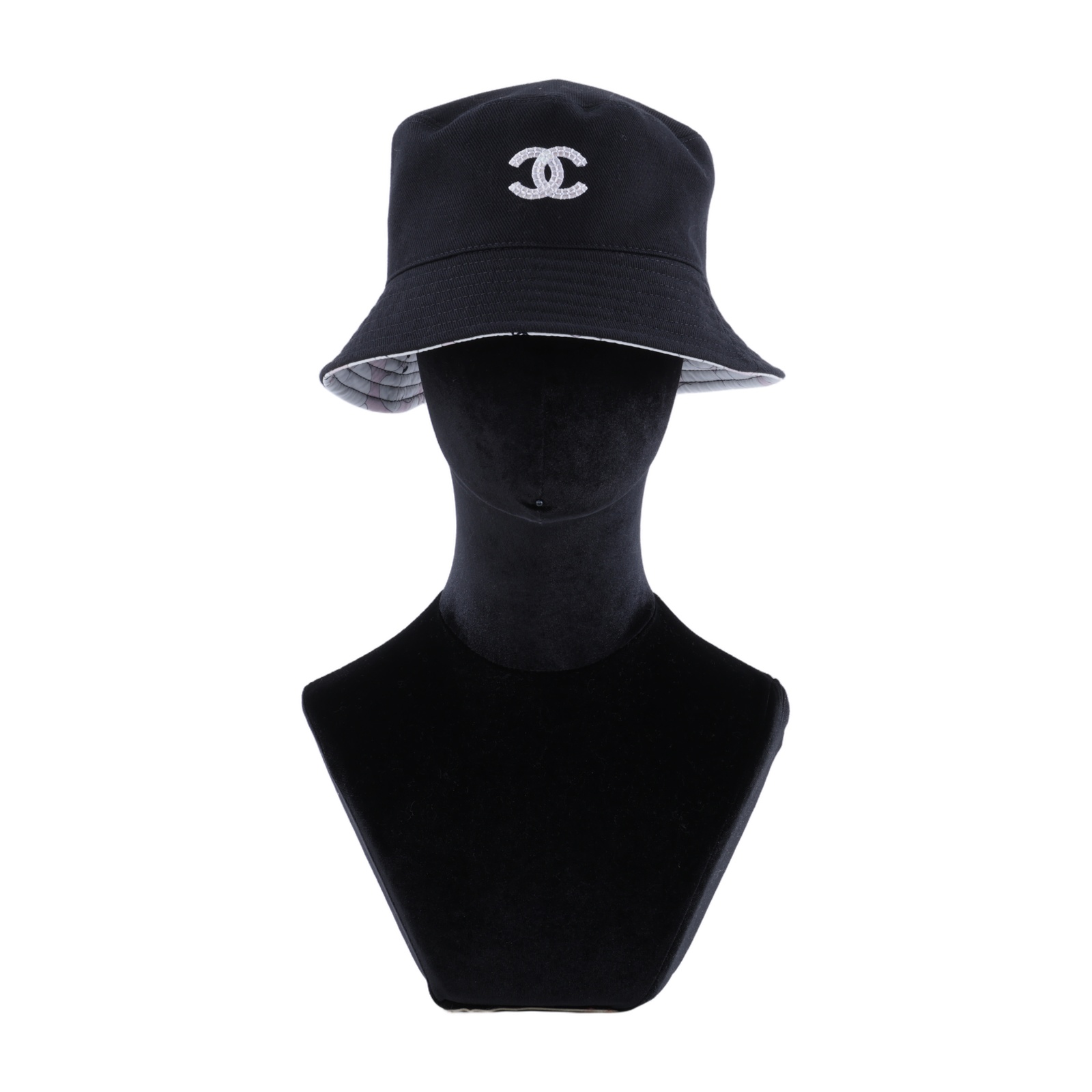 香奈兒 CHANEL 漁夫帽 AA9866_M 黑雙C雙面漁夫帽 無附屬品