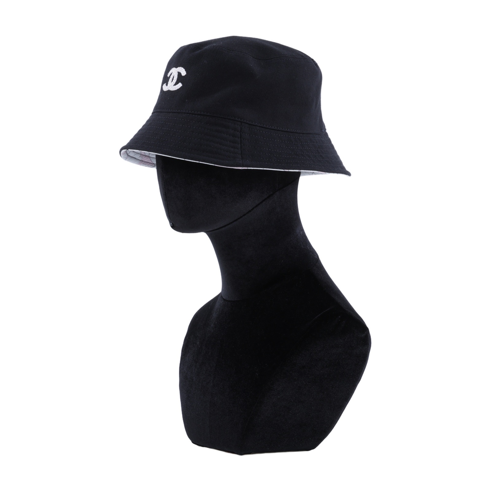 香奈兒 CHANEL 漁夫帽 AA9866_M 黑雙C雙面漁夫帽 無附屬品