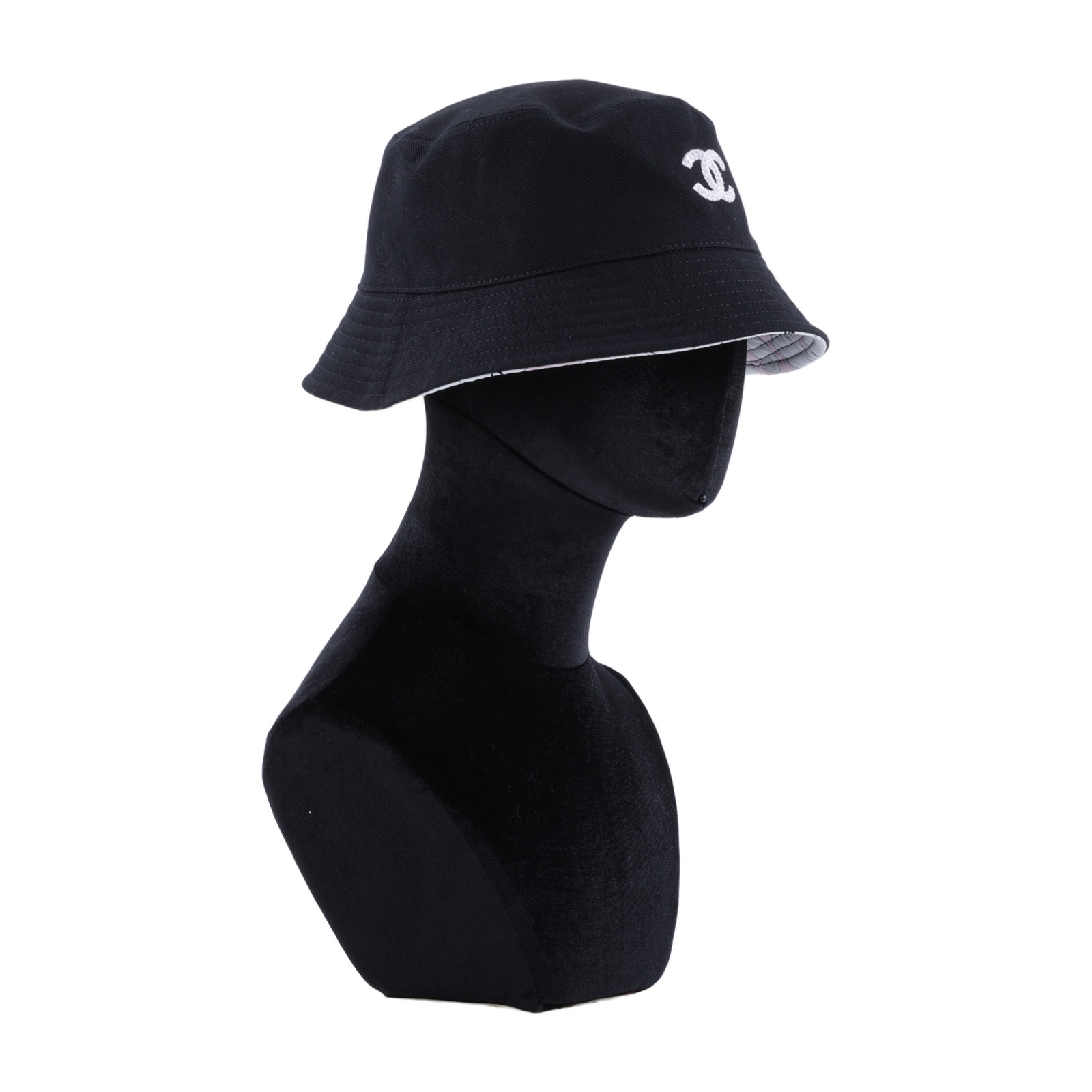 香奈兒 CHANEL 漁夫帽 AA9866_M 黑雙C雙面漁夫帽 無附屬品