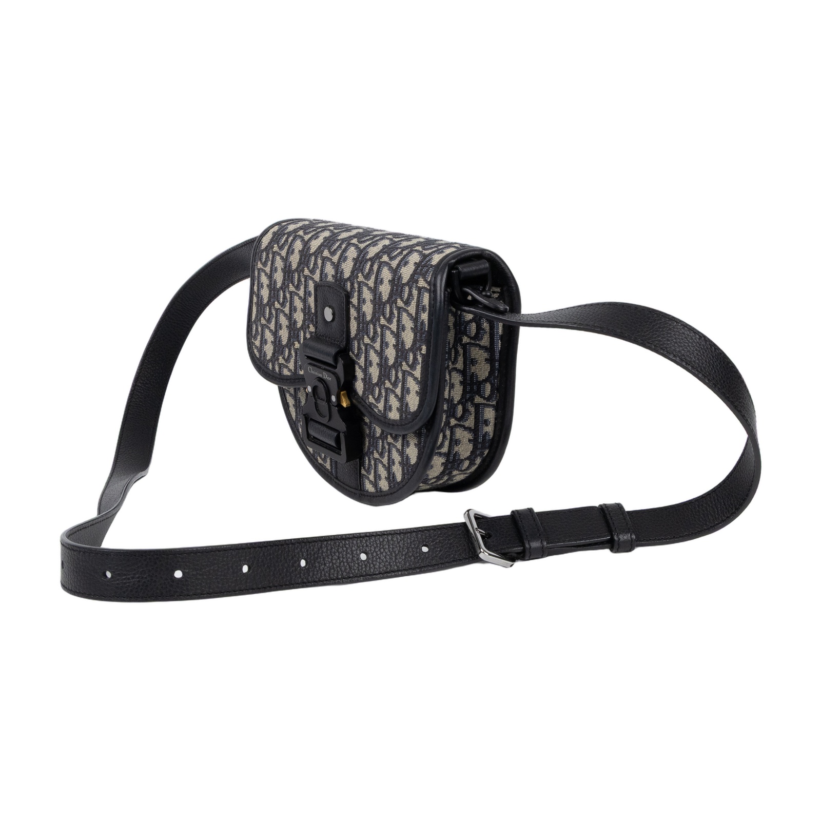 迪奧 CHRISTIAN DIOR Mini Gallop Bag with Strap 迷你 手袋 Dior Oblique 緹花 1ADPO033YKY  防塵袋