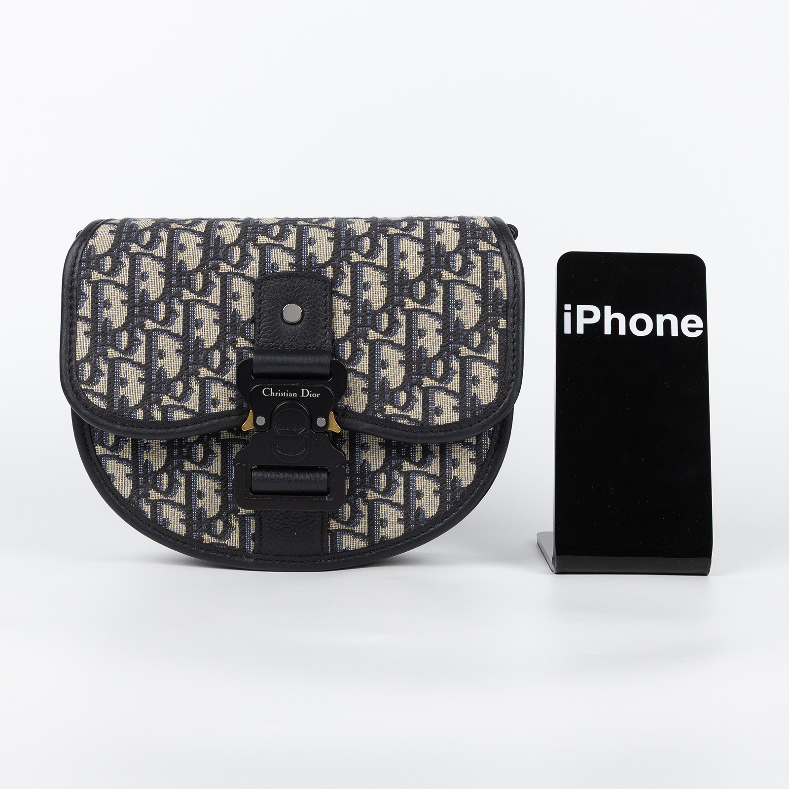 迪奧 CHRISTIAN DIOR Mini Gallop Bag with Strap 迷你 手袋 Dior Oblique 緹花 1ADPO033YKY  防塵袋