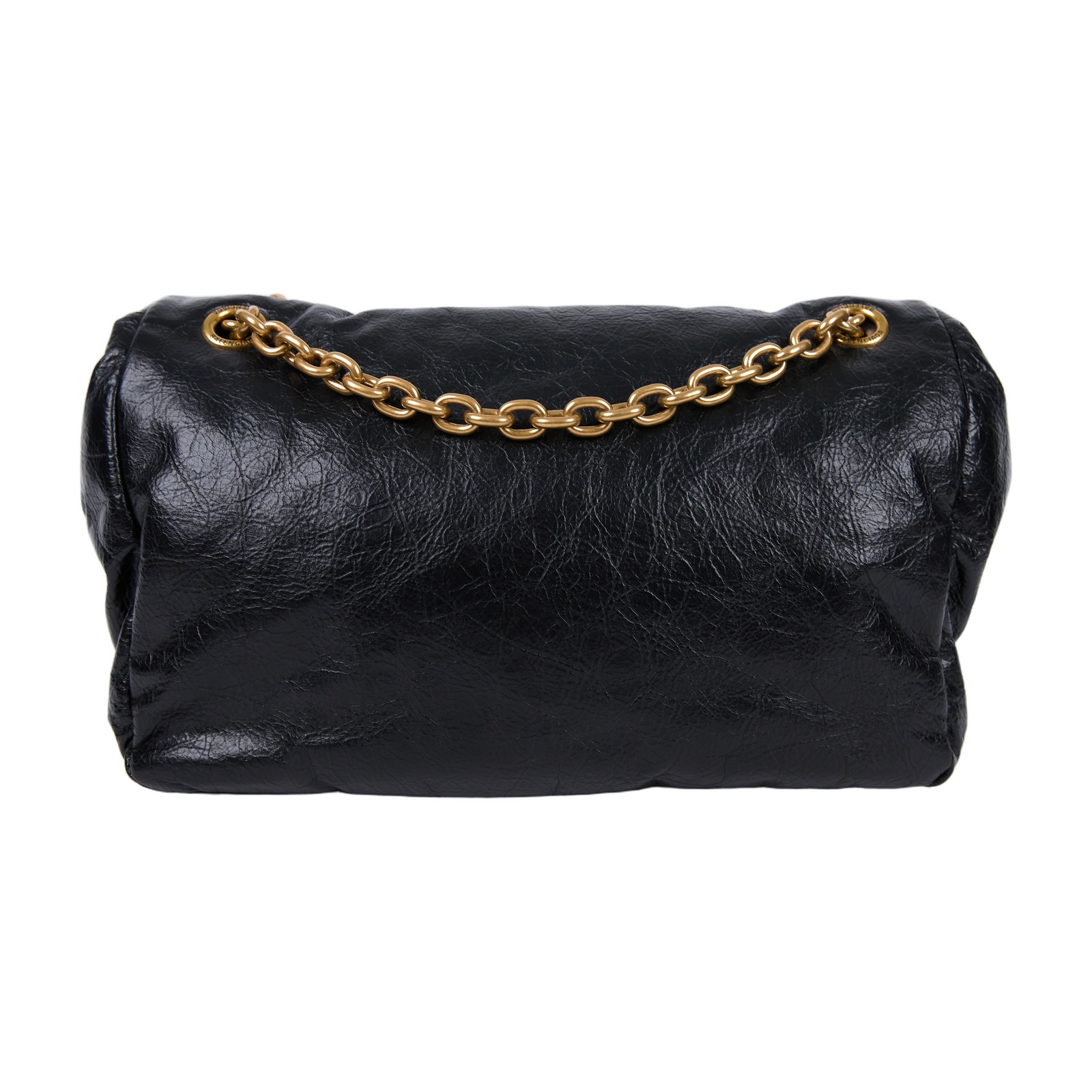 巴黎世家 BALENCIAGA Monaco 小型 摺疊 鍊帶包 7918472AA5C 黑金MONACO鍊包 防塵袋
