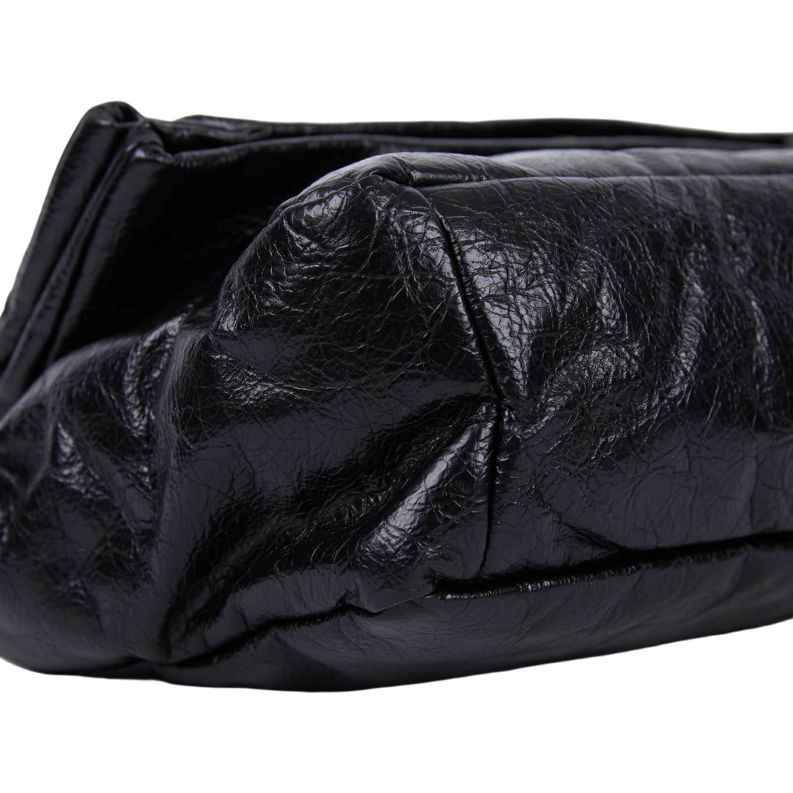 巴黎世家 BALENCIAGA Monaco 小型 摺疊 鍊帶包 7918472AA5C 黑金MONACO鍊包 防塵袋
