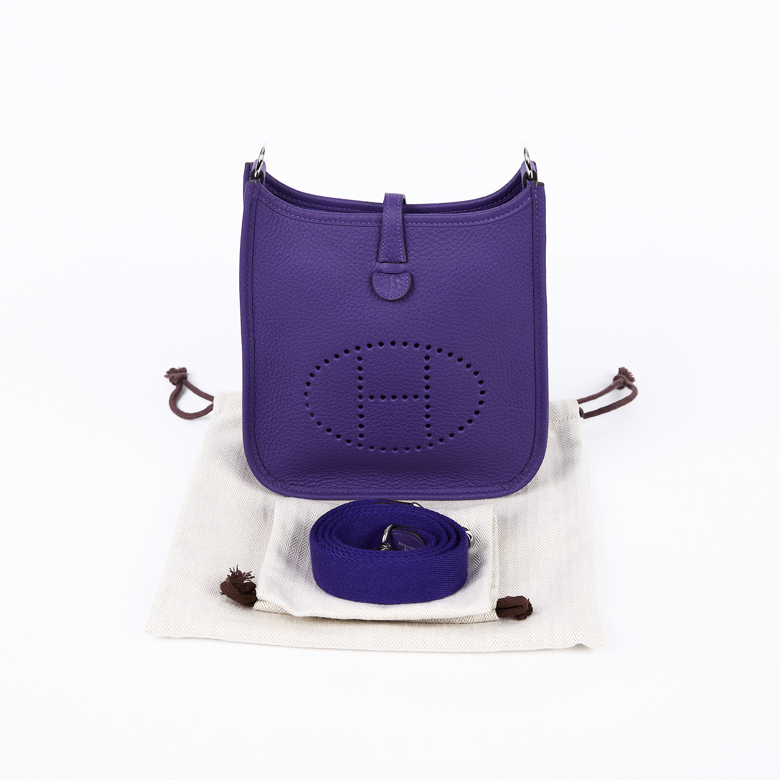 愛馬仕 Hermes Evelyne Bag Mini 伊芙琳包 Evelyne 16 EV16 G B1 003 TD  防塵袋/背帶