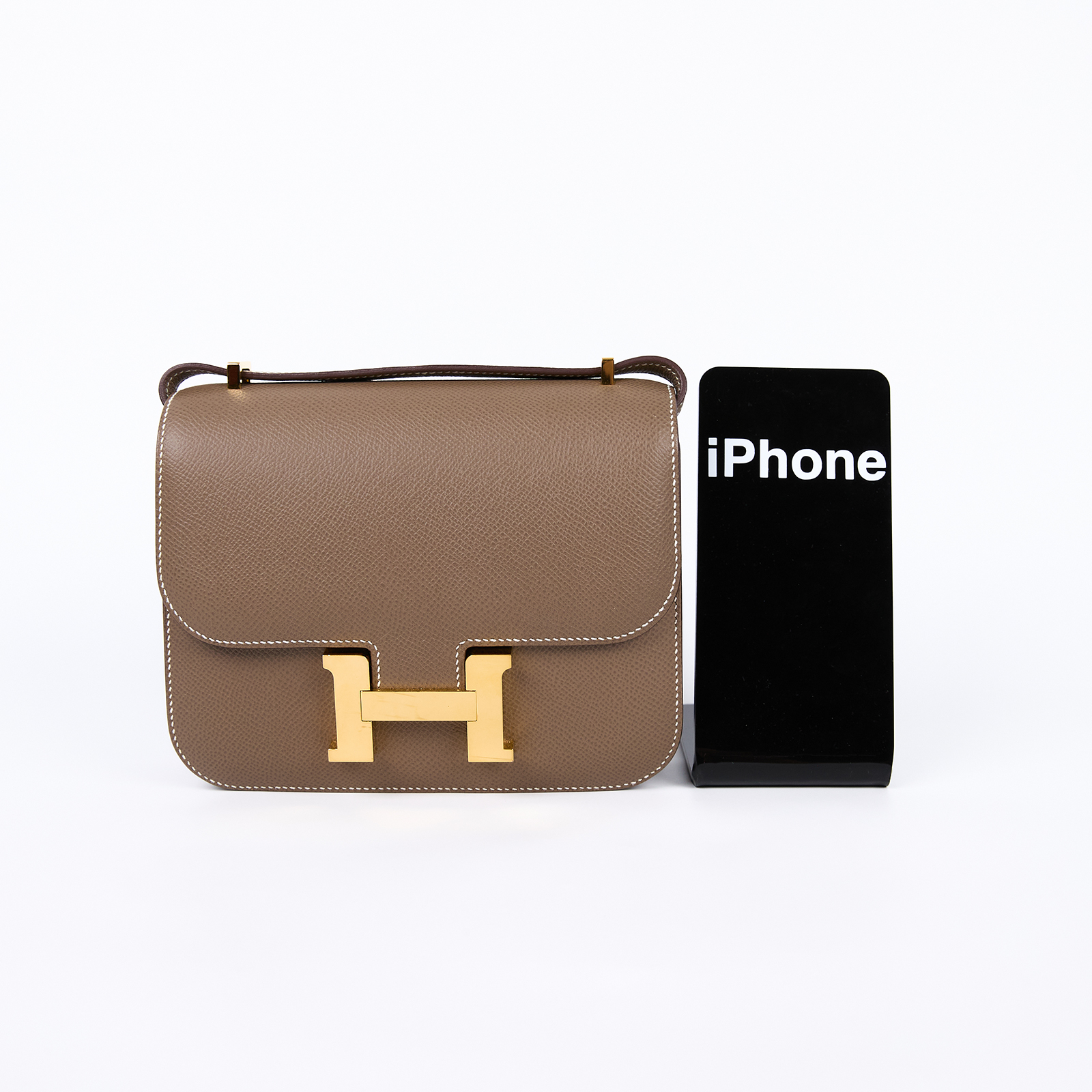 愛馬仕 Hermes Constance Bag 康康包 MIni 18 CN18 YMS219 BD Y刻大象灰CONSTANCE MINI 防塵袋