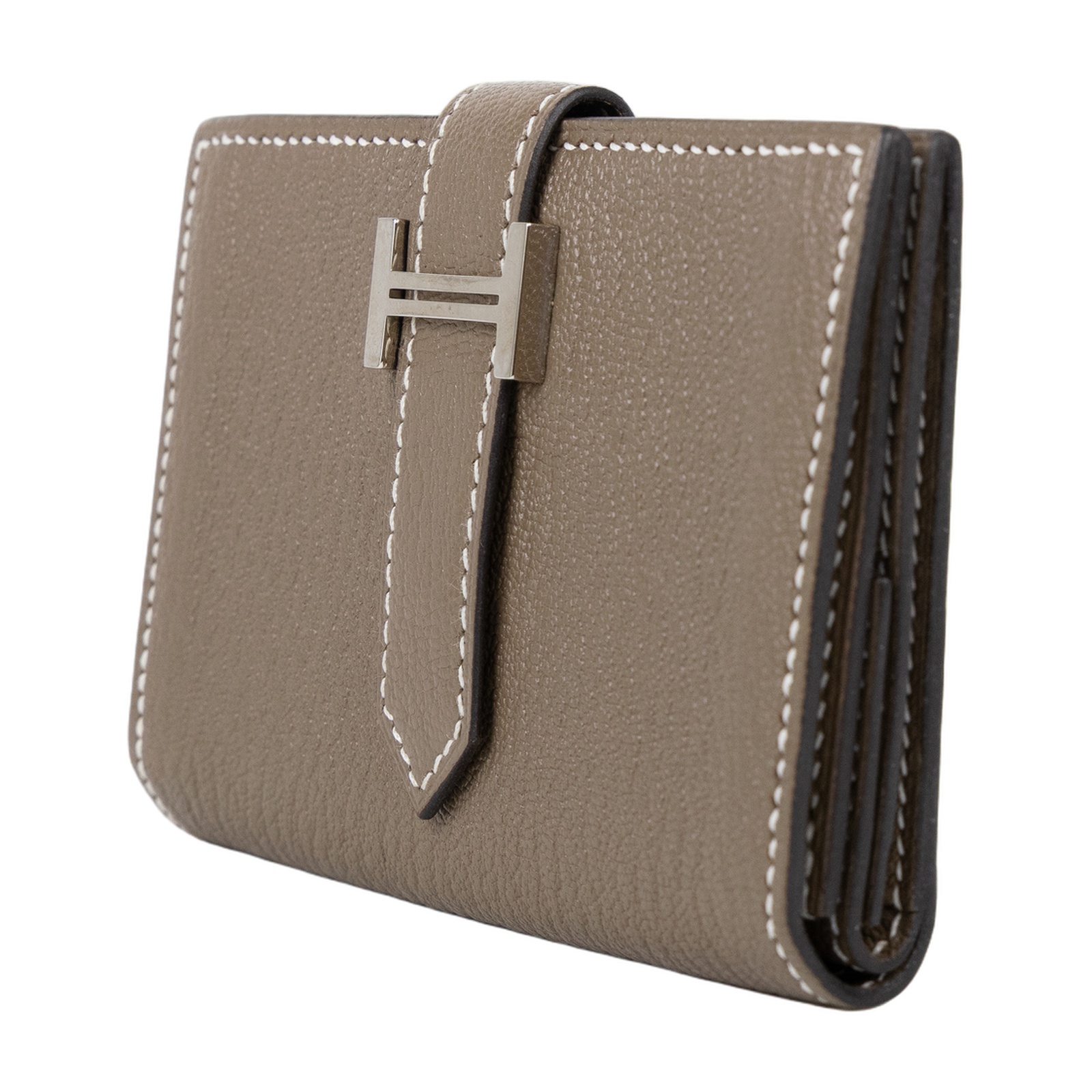 愛馬仕 Hermes Bearn Mini 短夾 BEARNMINI Z US 008 WU Z刻 大象灰MINI BEARN短夾 原廠盒子