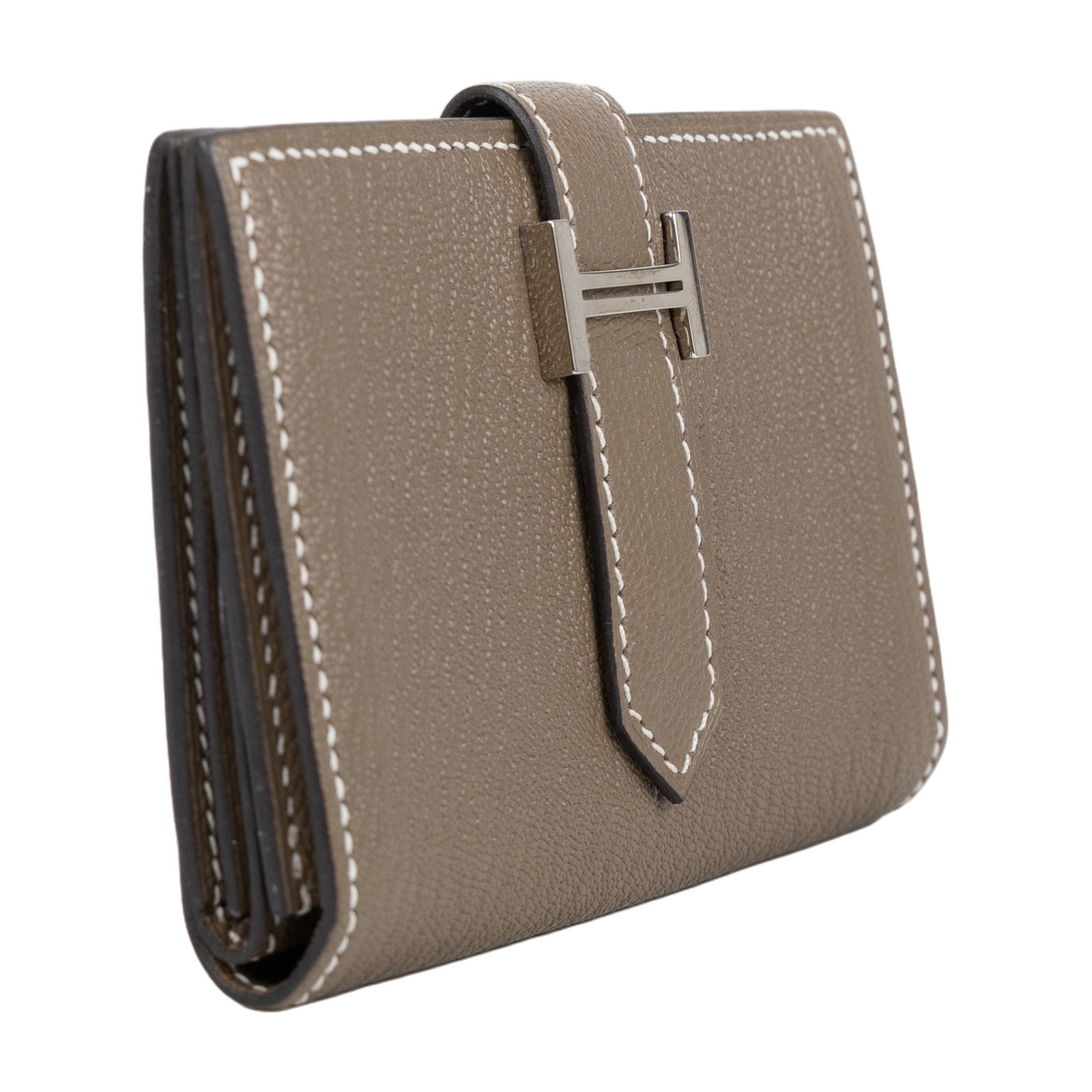 愛馬仕 Hermes Bearn Mini 短夾 BEARNMINI Z US 008 WU Z刻 大象灰MINI BEARN短夾 原廠盒子