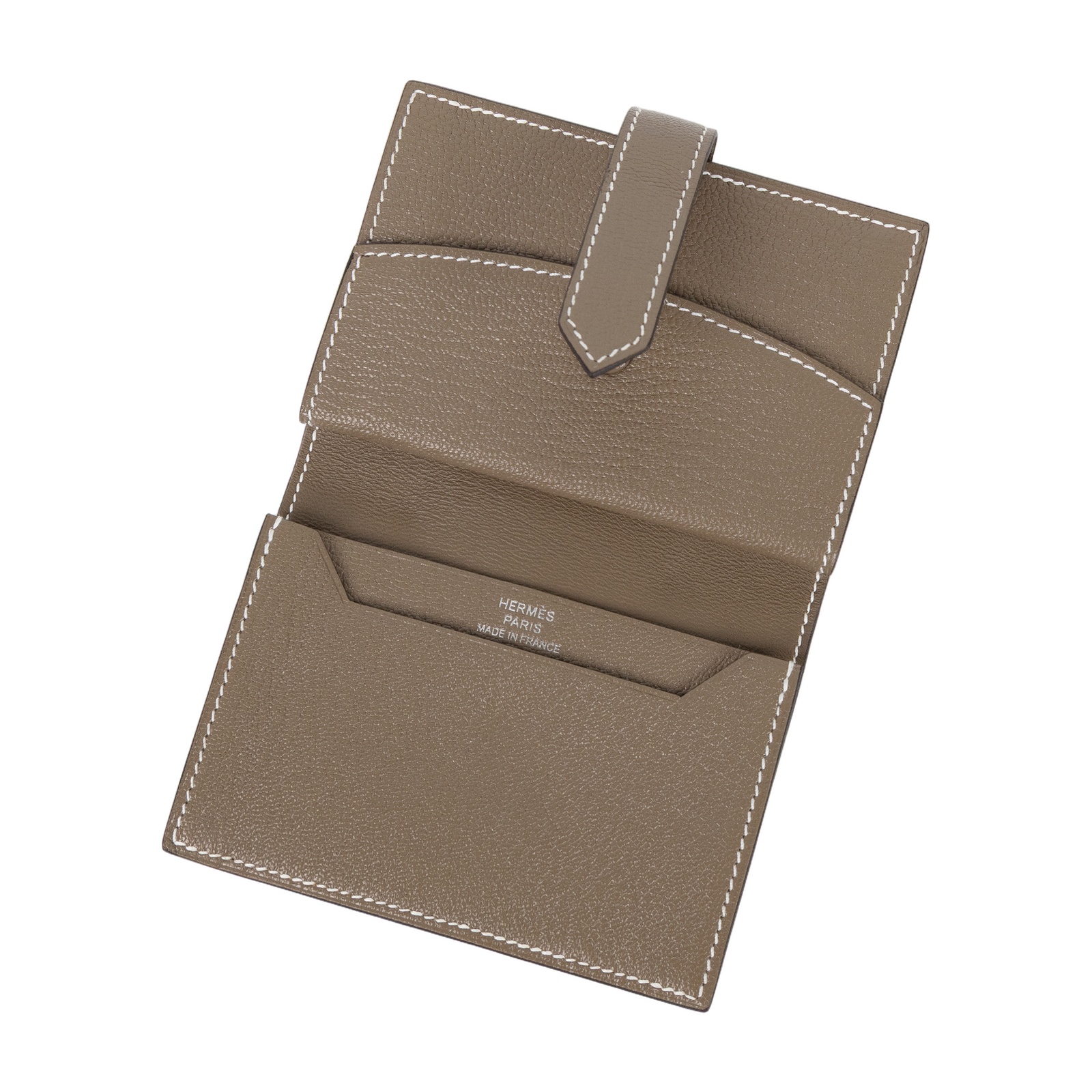 愛馬仕 Hermes Bearn Mini 短夾 BEARNMINI Z US 008 WU Z刻 大象灰MINI BEARN短夾 原廠盒子
