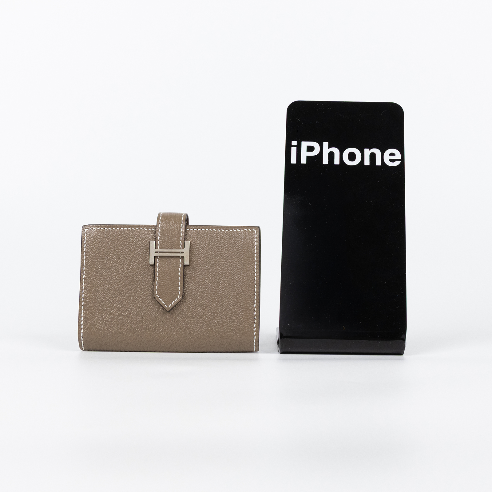 愛馬仕 Hermes Bearn Mini 短夾 BEARNMINI Z US 008 WU Z刻 大象灰MINI BEARN短夾 原廠盒子