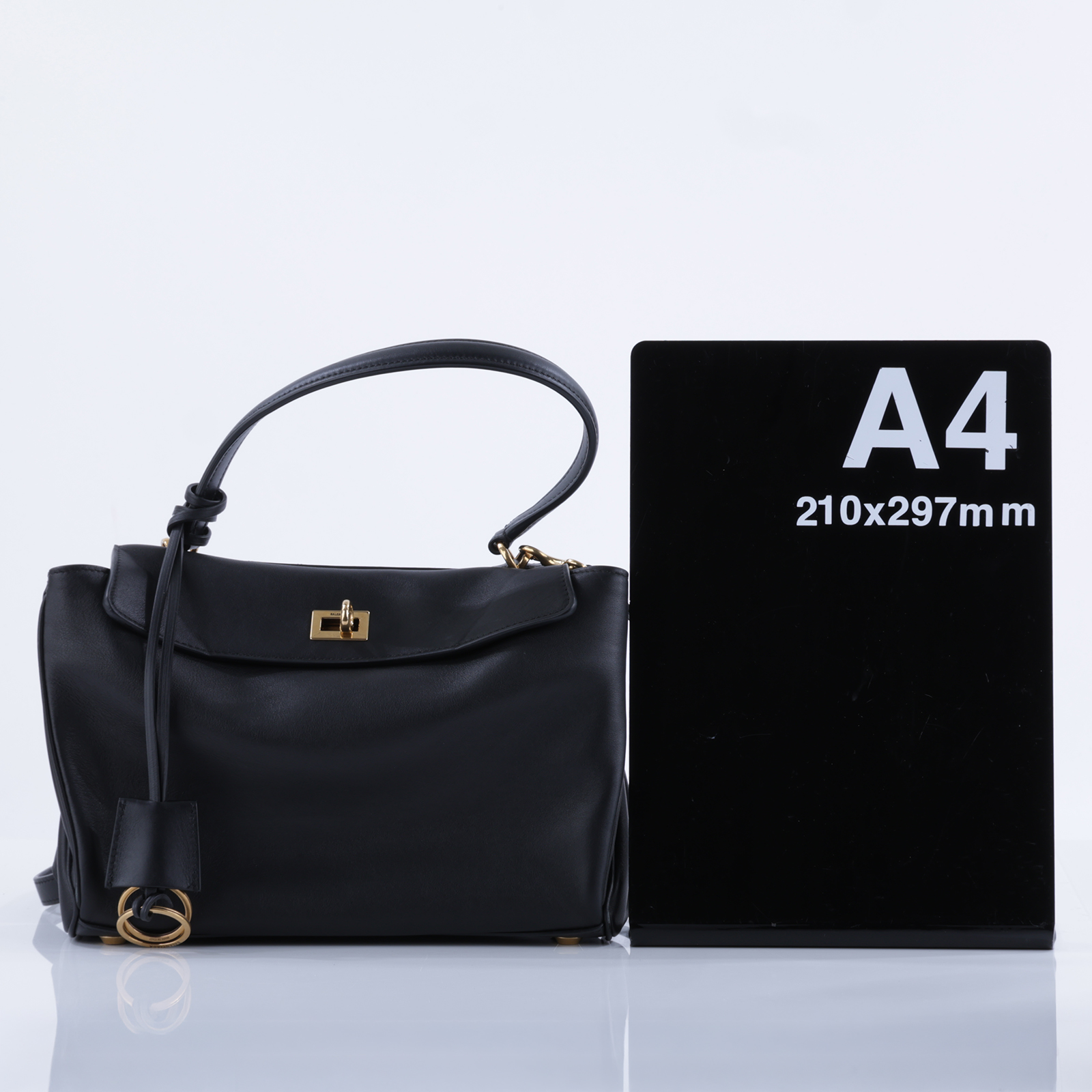 巴黎世家 BALENCIAGA Rodeo Small 手提包 金色五金 7897792AA4V 黑金RODEO SMALL 防塵袋/背帶/吊牌