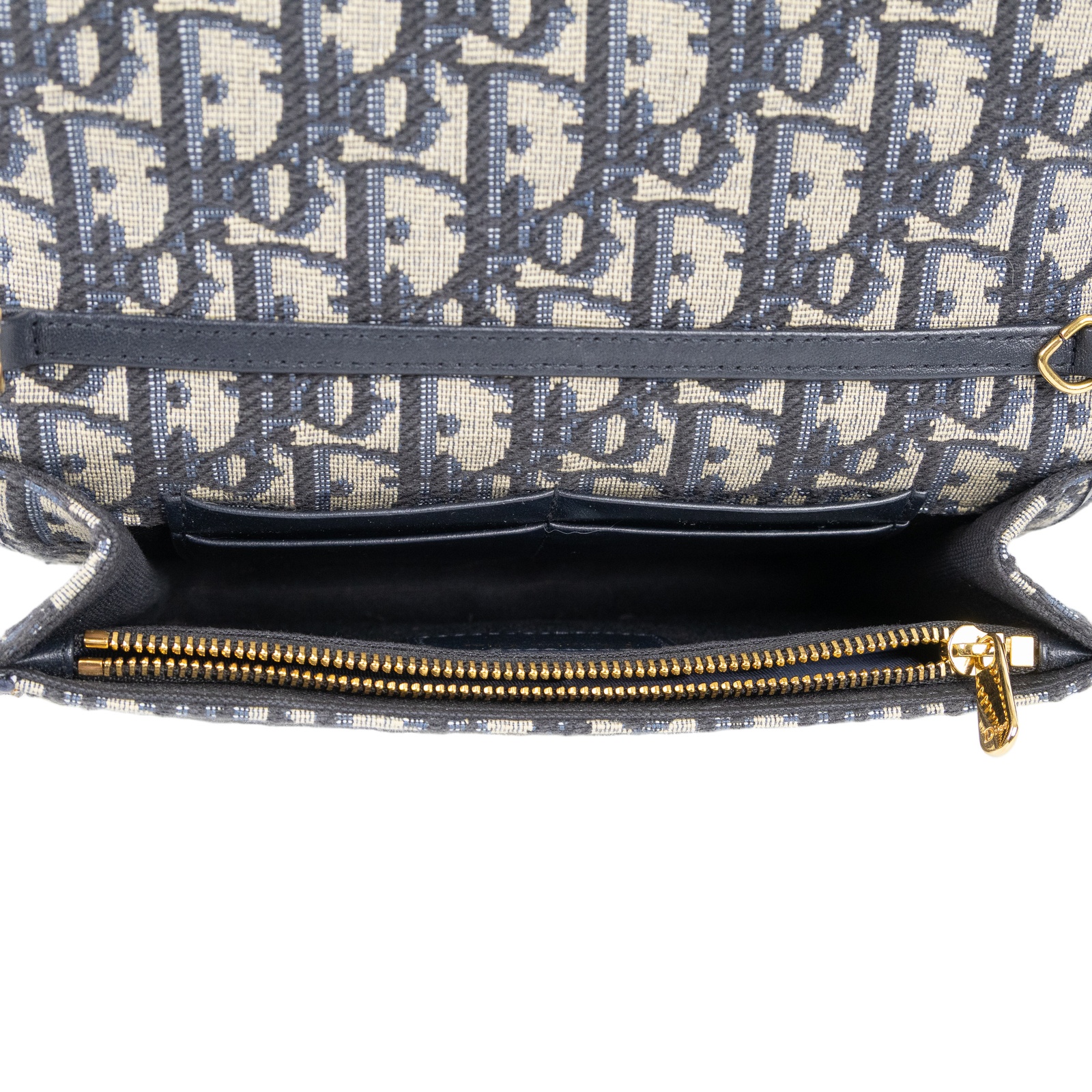 迪奧 CHRISTIAN DIOR Lady Dior My 帆布 鍊條 肩背 手拿包 S2086UTZQ  原廠盒子/防塵袋/背帶/國外購買證明