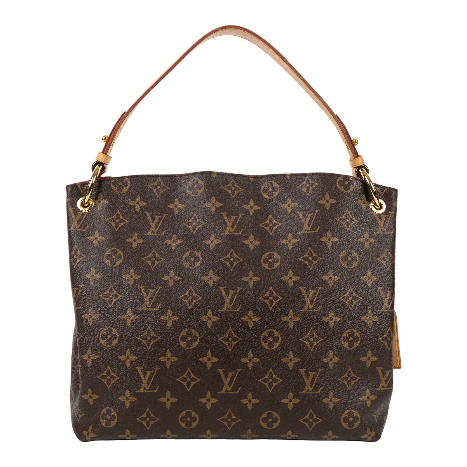 路易威登 LOUIS VUITTON Graceful PM 經典原花 大型 肩背包 M43700 晶片款 原花GRACEFUL PM 原廠盒子/防塵袋