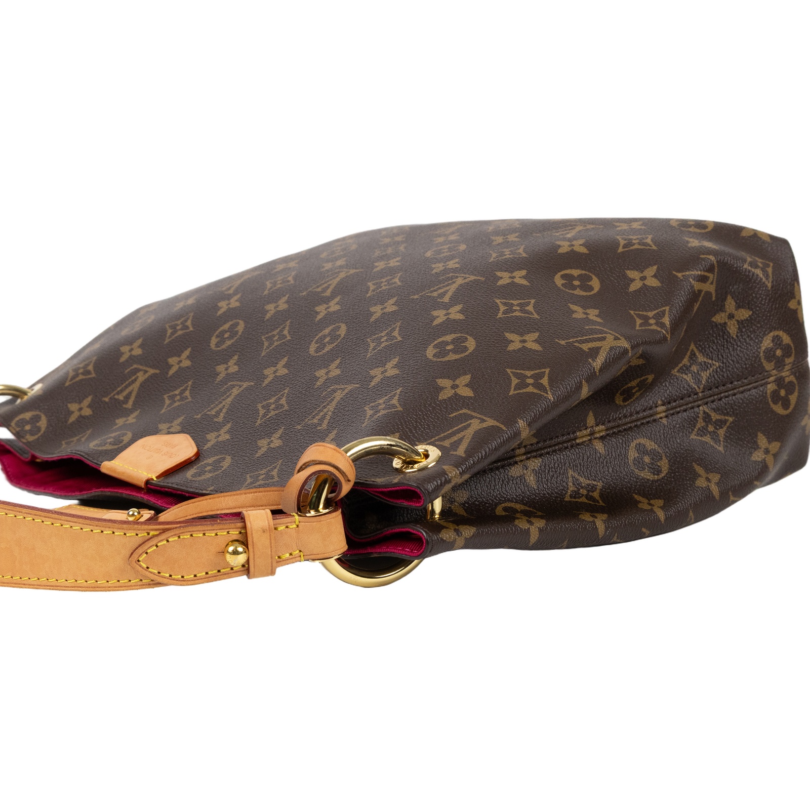 路易威登 LOUIS VUITTON Graceful PM 經典原花 大型 肩背包 M43700 晶片款 原花GRACEFUL PM 原廠盒子/防塵袋