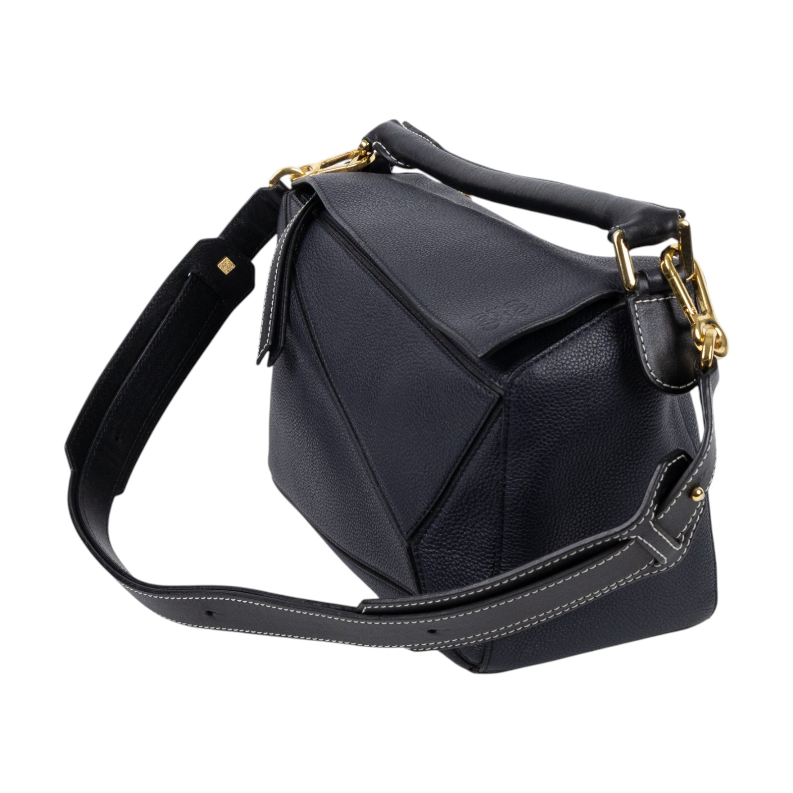羅意威 LOEWE Medium Puzzle bag 中型 手提 斜背 肩背包 32212KBS20 深藍 PUZZLE MEDIUM 防塵袋/背帶