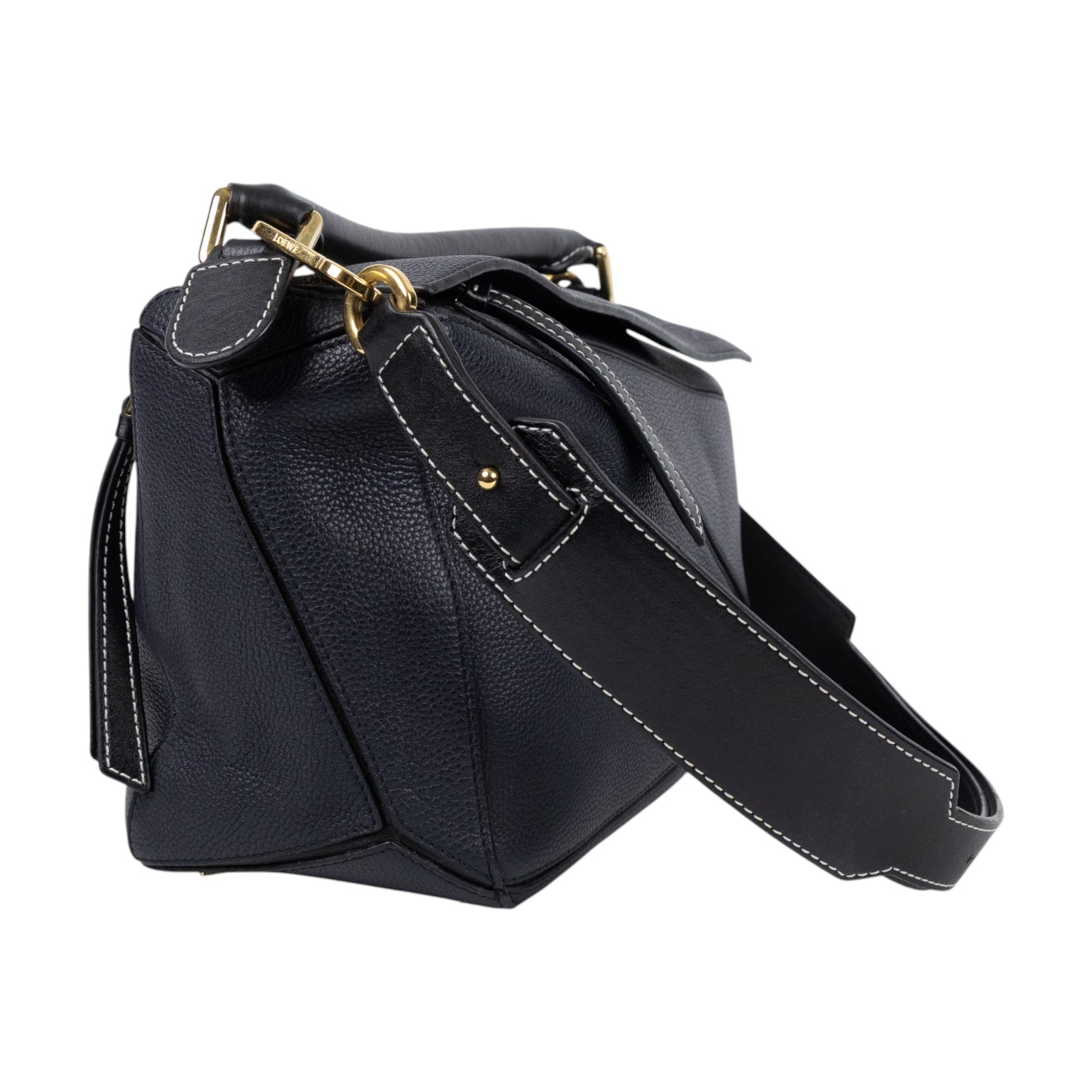 羅意威 LOEWE Medium Puzzle bag 中型 手提 斜背 肩背包 32212KBS20 深藍 PUZZLE MEDIUM 防塵袋/背帶