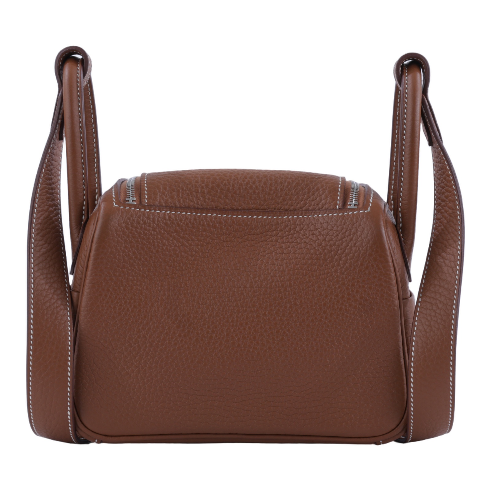 愛馬仕 Hermes Lindy II 琳迪包 迷你 銀色五金 金棕色 H085956CK37 /W TC 082 AI  原廠盒子/防塵袋/國外購買證明影本