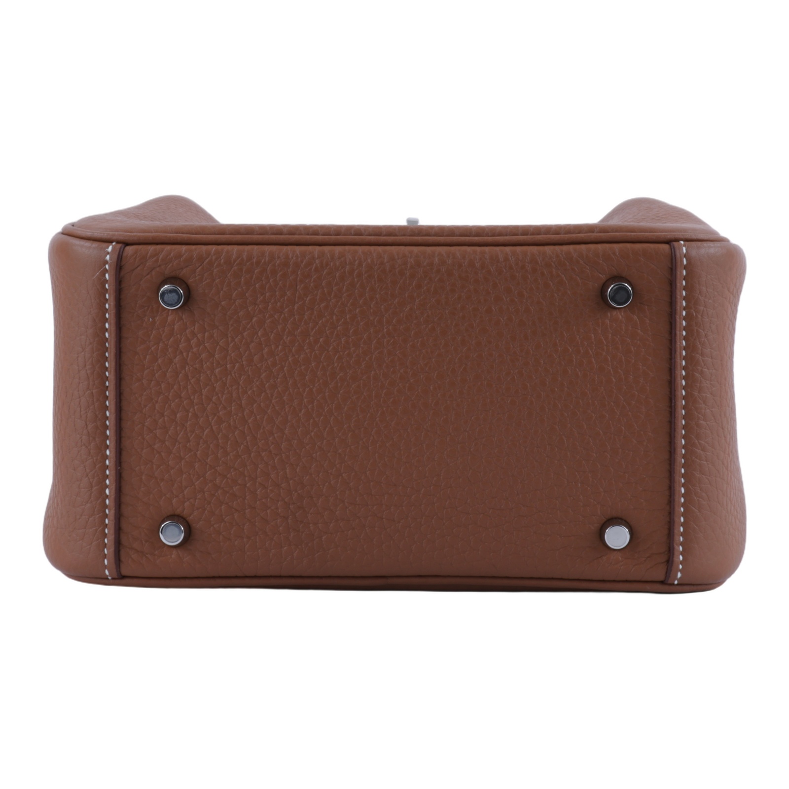 愛馬仕 Hermes Lindy II 琳迪包 迷你 銀色五金 金棕色 H085956CK37 /W TC 082 AI  原廠盒子/防塵袋/國外購買證明影本