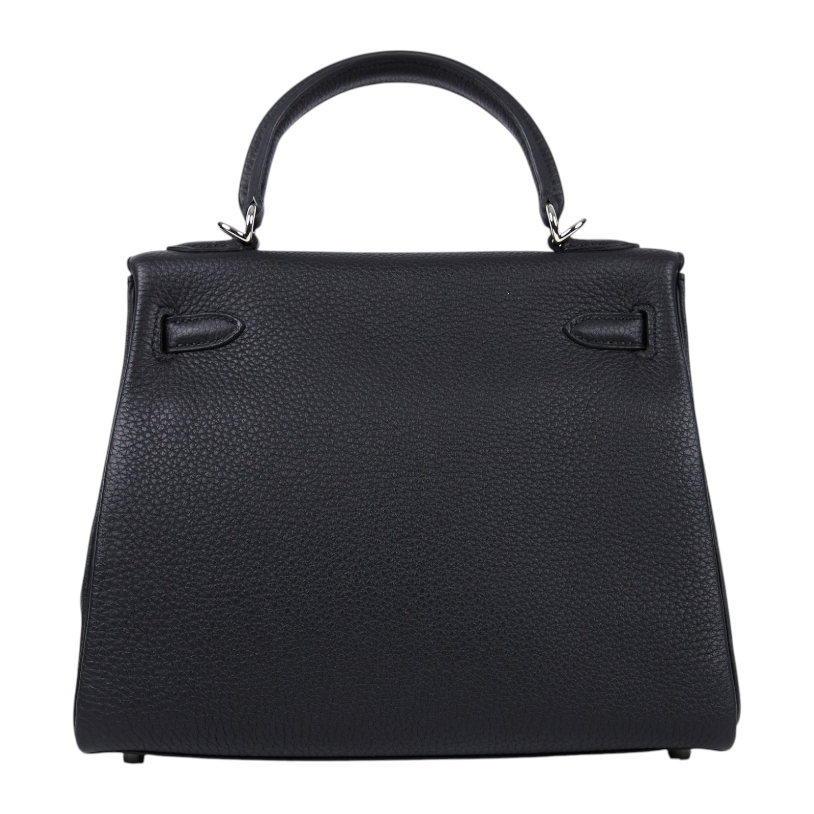 愛馬仕 Hermes Kelly II Retourne 25 銀色五金 黑色 H044624CK89 /W CT 674 PW  防塵袋/國外購買證明/鎖組/背帶