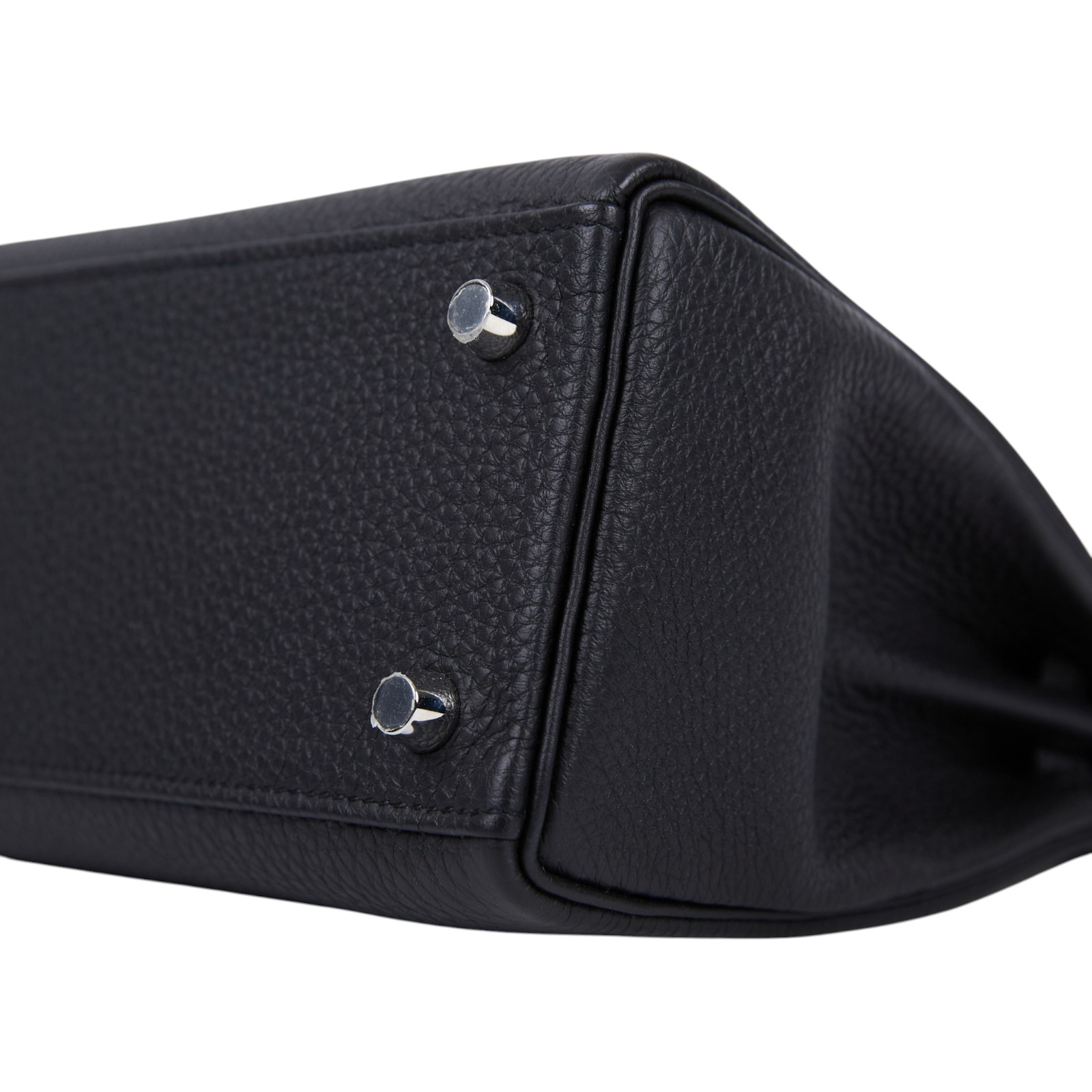 愛馬仕 Hermes Kelly II Retourne 25 銀色五金 黑色 H044624CK89 /W CT 674 PW  防塵袋/國外購買證明/鎖組/背帶