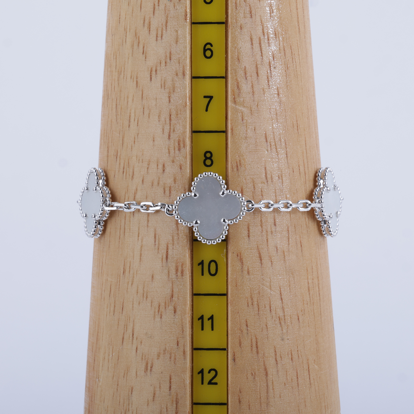 梵克雅寶 Van Cleef & Arpels Vintage Alhambra 手鍊 VCARF48400_改短3cm  原廠盒子/防塵袋/保書/清潔刷/鏈條