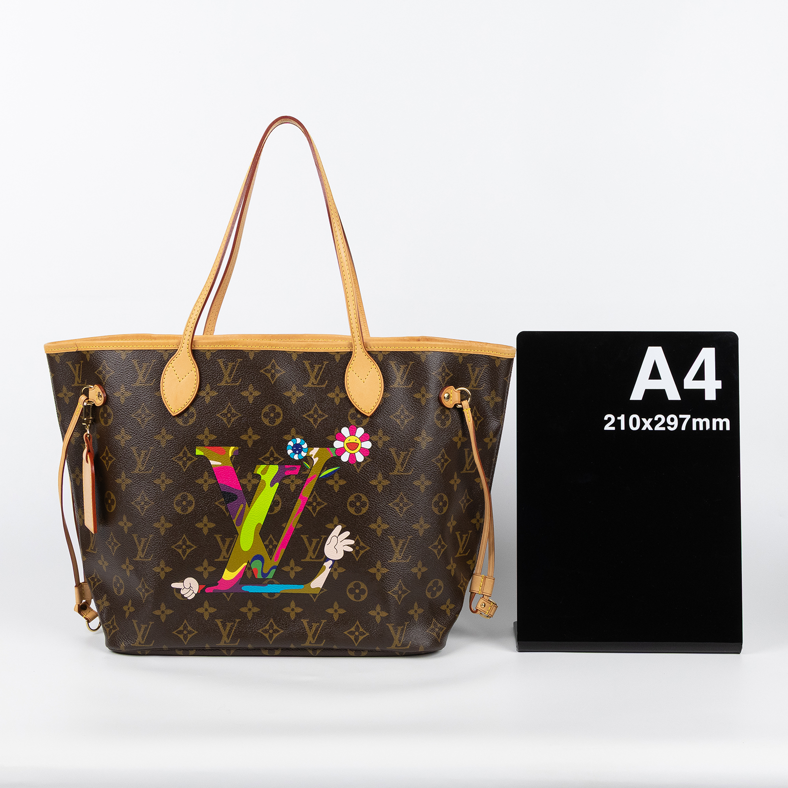 路易威登 LOUIS VUITTON Neverfull MM 托特包 村上隆 聯名 M95560 原花村上隆NERVERFULL MM 防塵袋