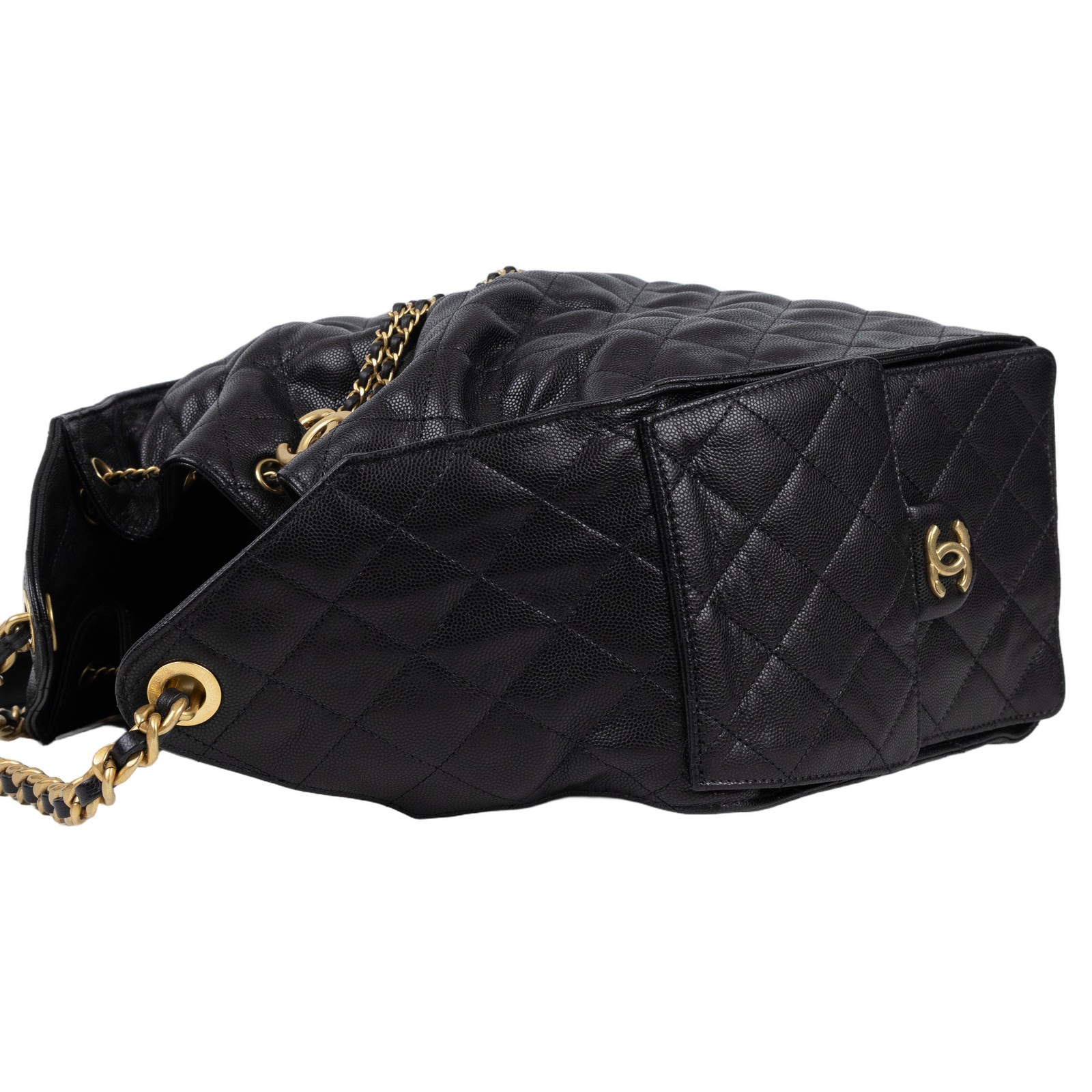 香奈兒 CHANEL 25 中型包 AS5311 晶片款 黑荔枝25包 中號 防塵袋