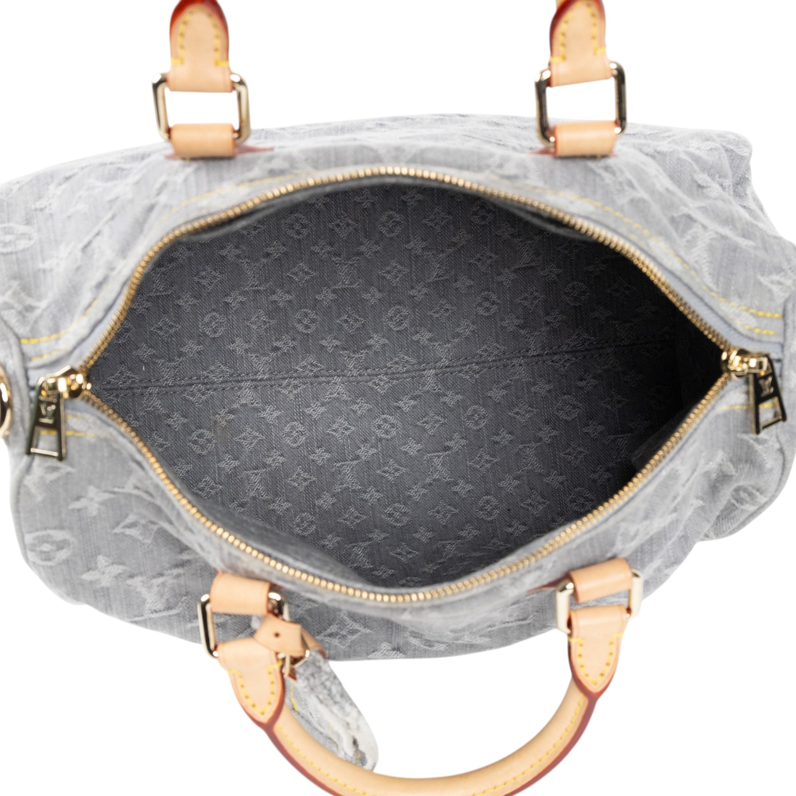路易威登 LOUIS VUITTON Speedy Soft 30 手提包 波士頓包 牛仔 M13344 晶片款  防塵袋/背帶/吊牌/鎖組