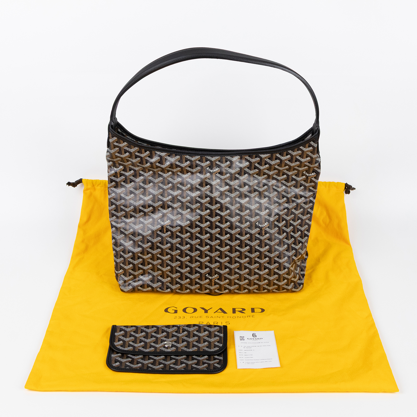 高雅德 GOYARD Bohème Hobo Bag PM 托特包 BOHEMEPMLTY 黑BOHEME HOBO PM 防塵袋/內袋