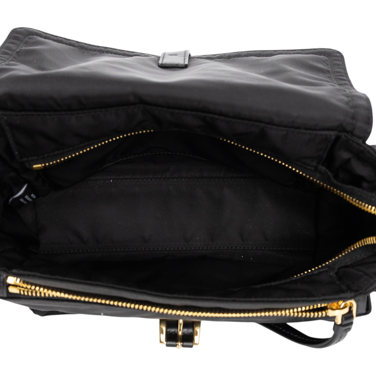 普拉達 PRADA Explore Re-Nylon 中型 翻蓋肩背袋 1BD394_RDLN 黑RE-NYLON EXPLORE MEDIUM 背帶2/防塵袋