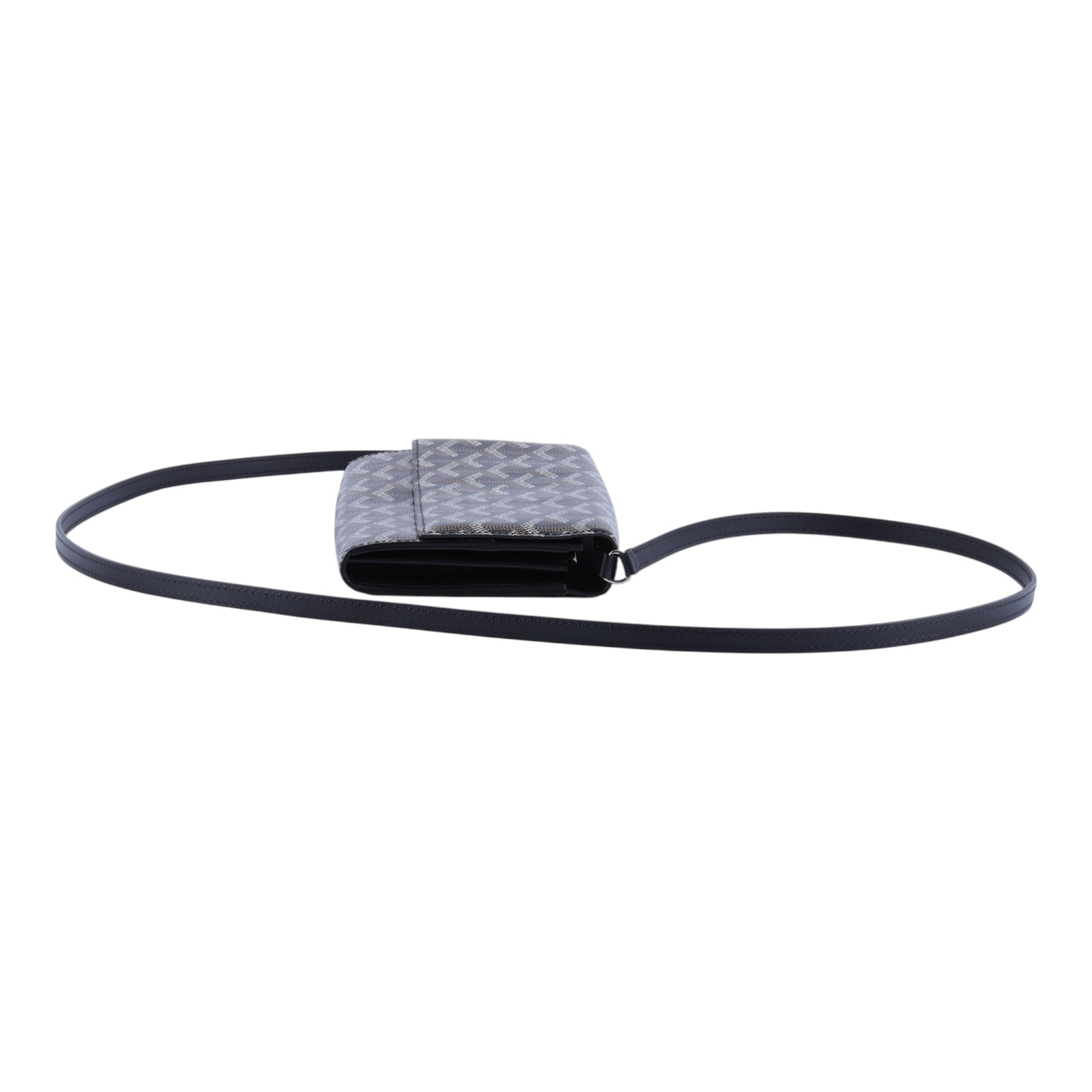 高雅德 GOYARD Varenne Continental Wallet 錢包 長夾 斜背包 VAREN3MMLTY 黑Varenne WOC 防塵袋2/背帶